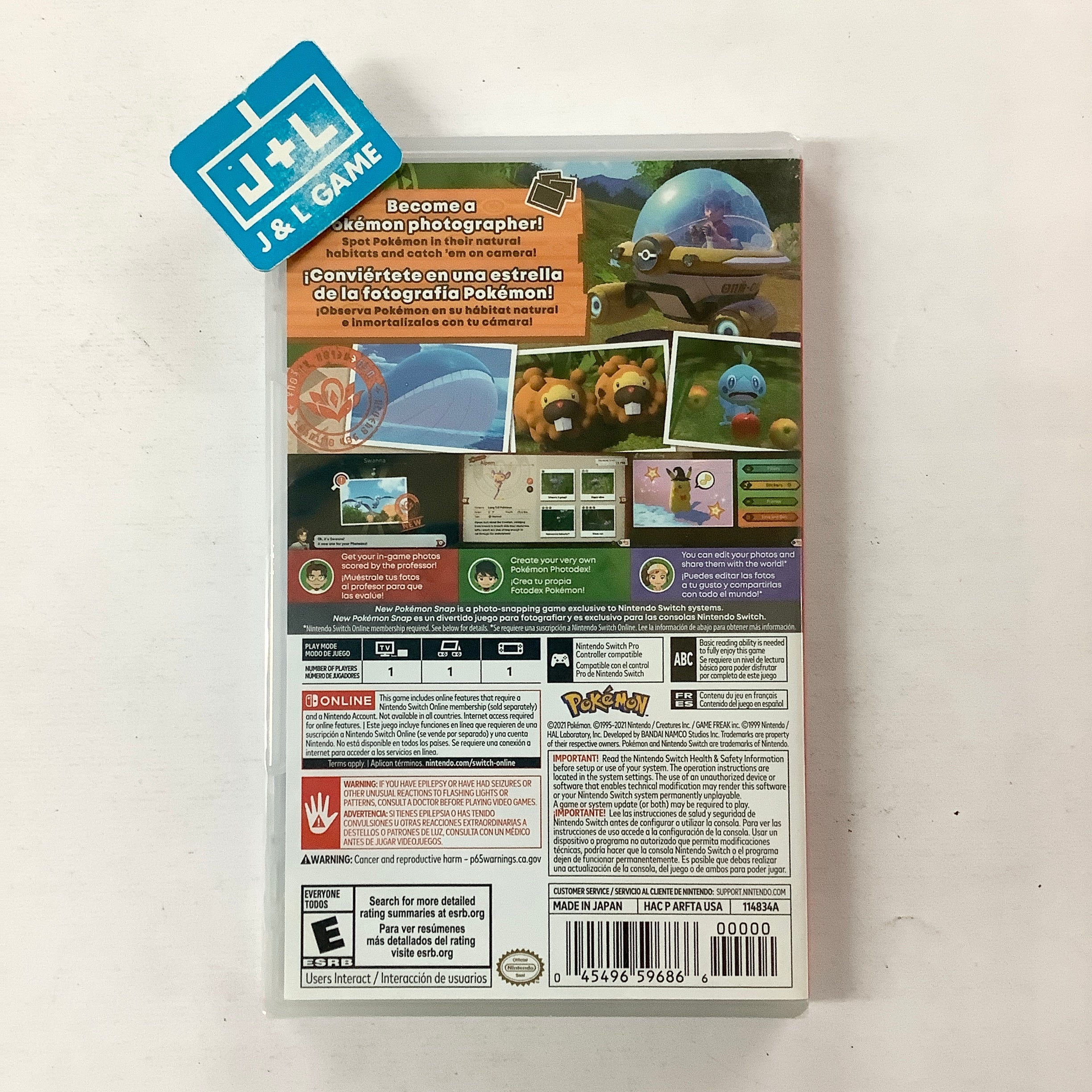 New Pokemon Snap - (NSW) Nintendo Switch Video Games Nintendo   