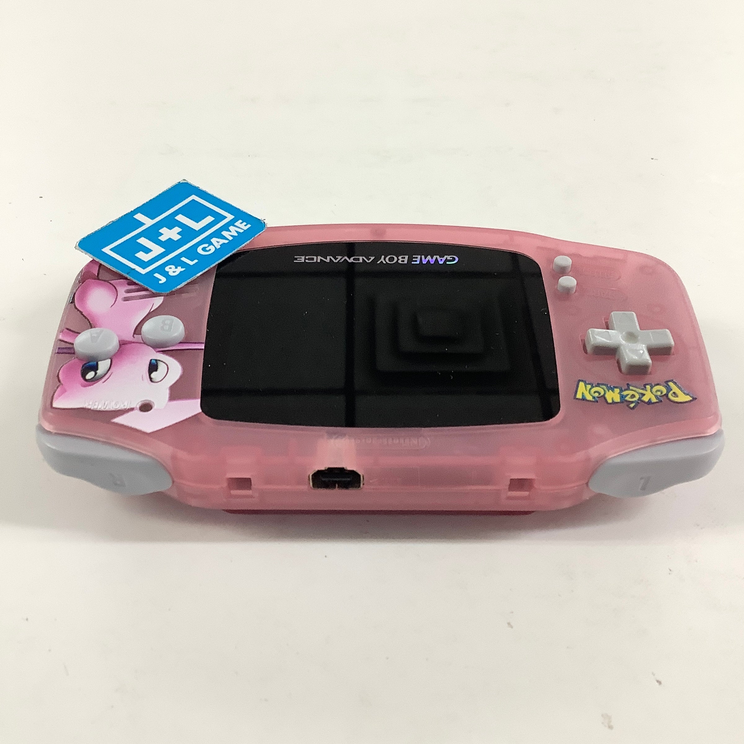 Nintendo Game Boy Advance Console (Clear Pink Custom with Backlight) - (GBA) Game Boy Advance [Pre-Owned] Consoles Nintendo