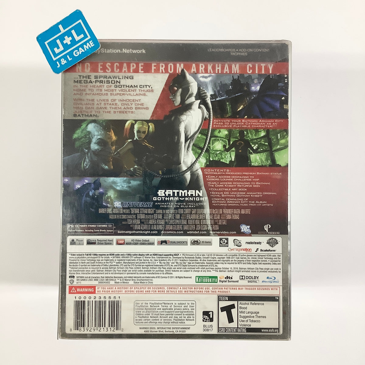 Batman: Arkham City (Collector's Edition) - (PS3) Playstation 3 [Pre-Owned] Video Games WB Games