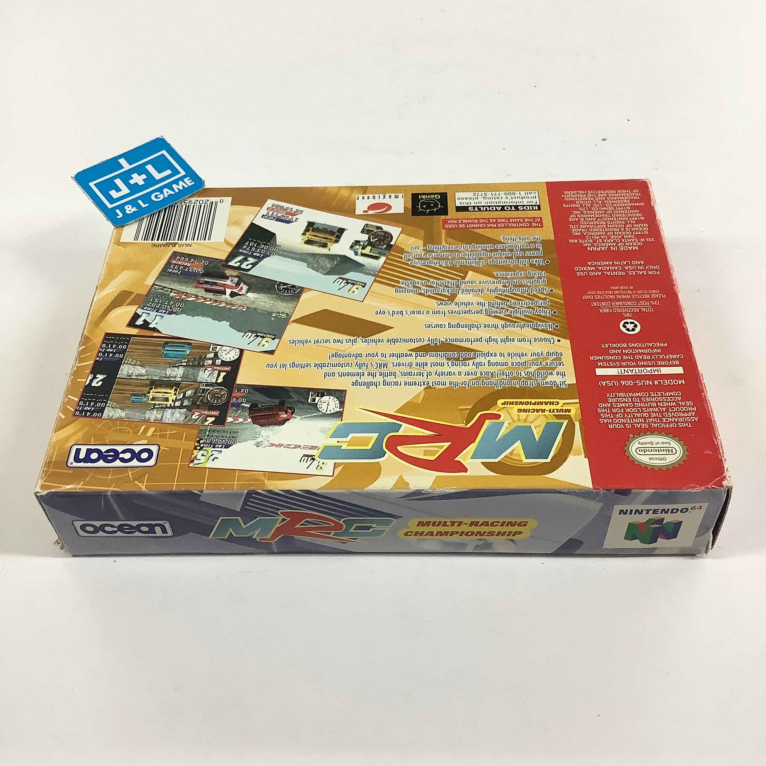 MRC: Multi-Racing Championship - (N64) Nintendo 64 [Pre-Owned] Video Games Ocean