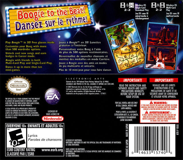 Boogie - (NDS) Nintendo DS [Pre-Owned] Video Games Electronic Arts   