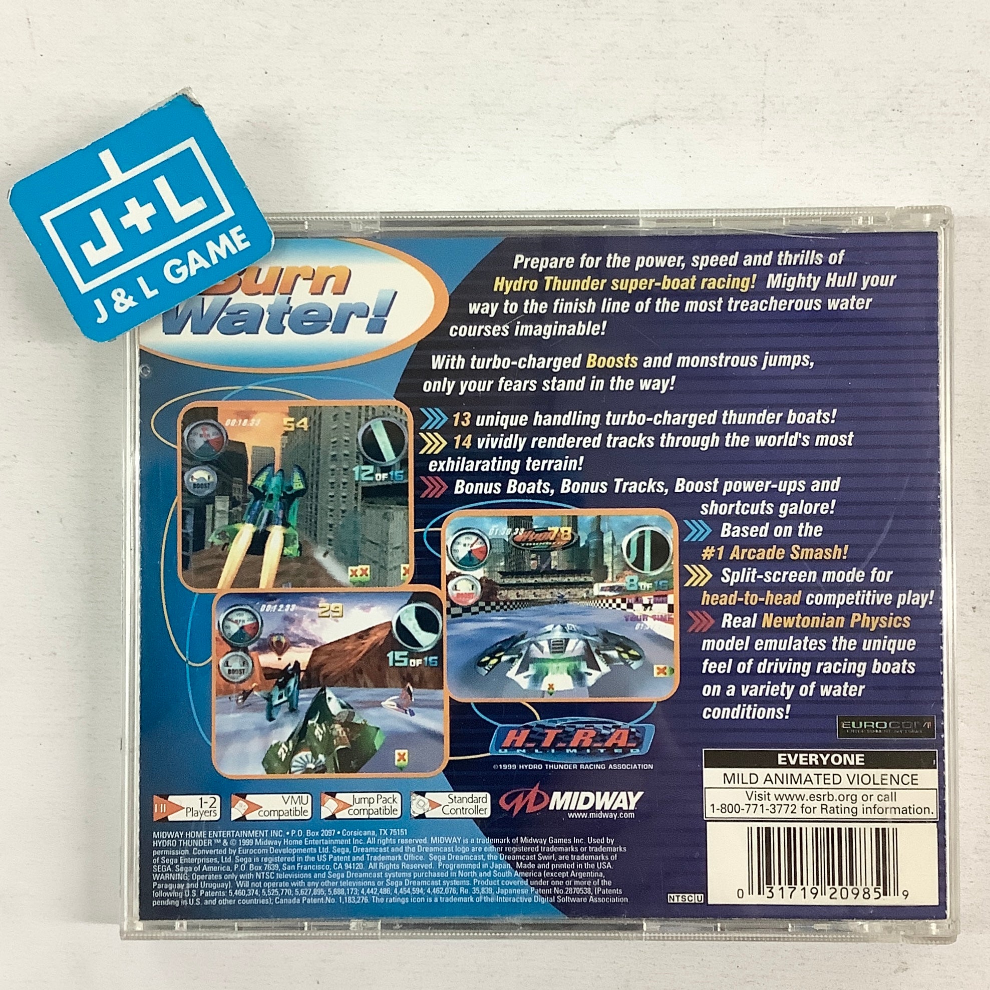Hydro Thunder - (DC) SEGA Dreamcast [Pre-Owned] Video Games Midway
