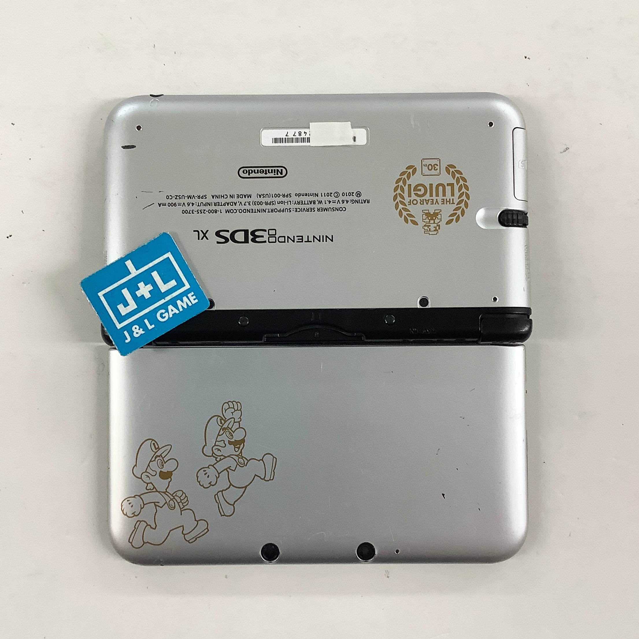 Nintendo 3DS XL Console (Mario & Luigi Silver) - Nintendo 3DS [Pre-Owned] Consoles Nintendo