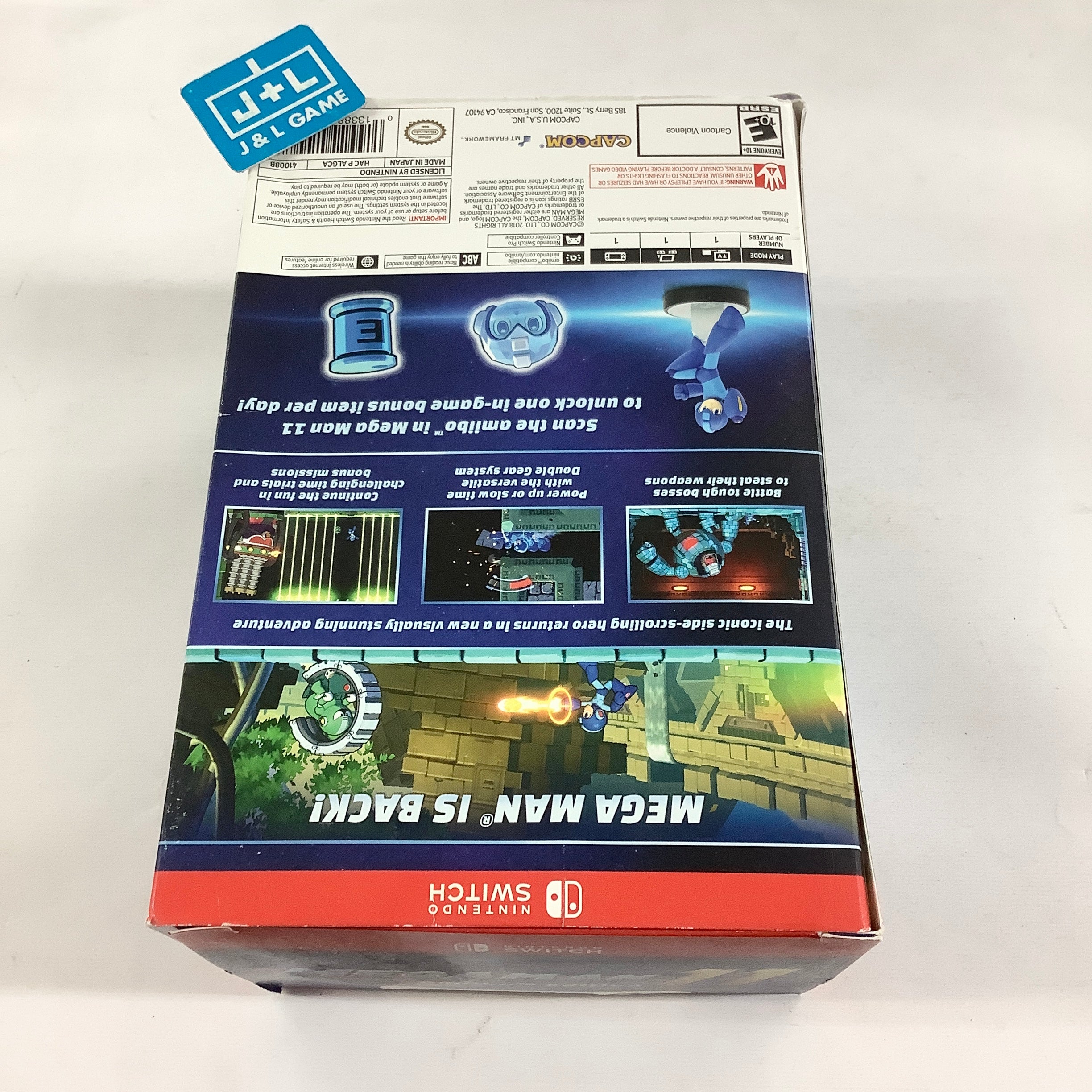 Mega Man 11 Amiibo Edition - (NSW) Nintendo Switch Video Games Capcom