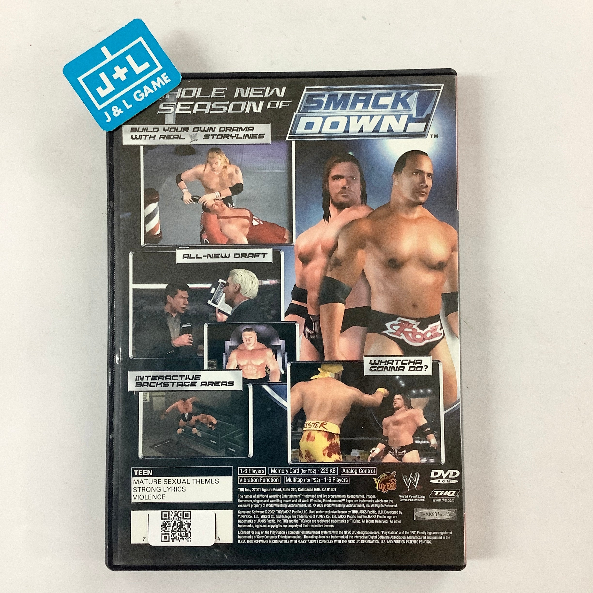 WWE SmackDown! Shut Your Mouth (Greatest Hits) - (PS2) PlayStation 2 [Pre-Owned] Video Games THQ   