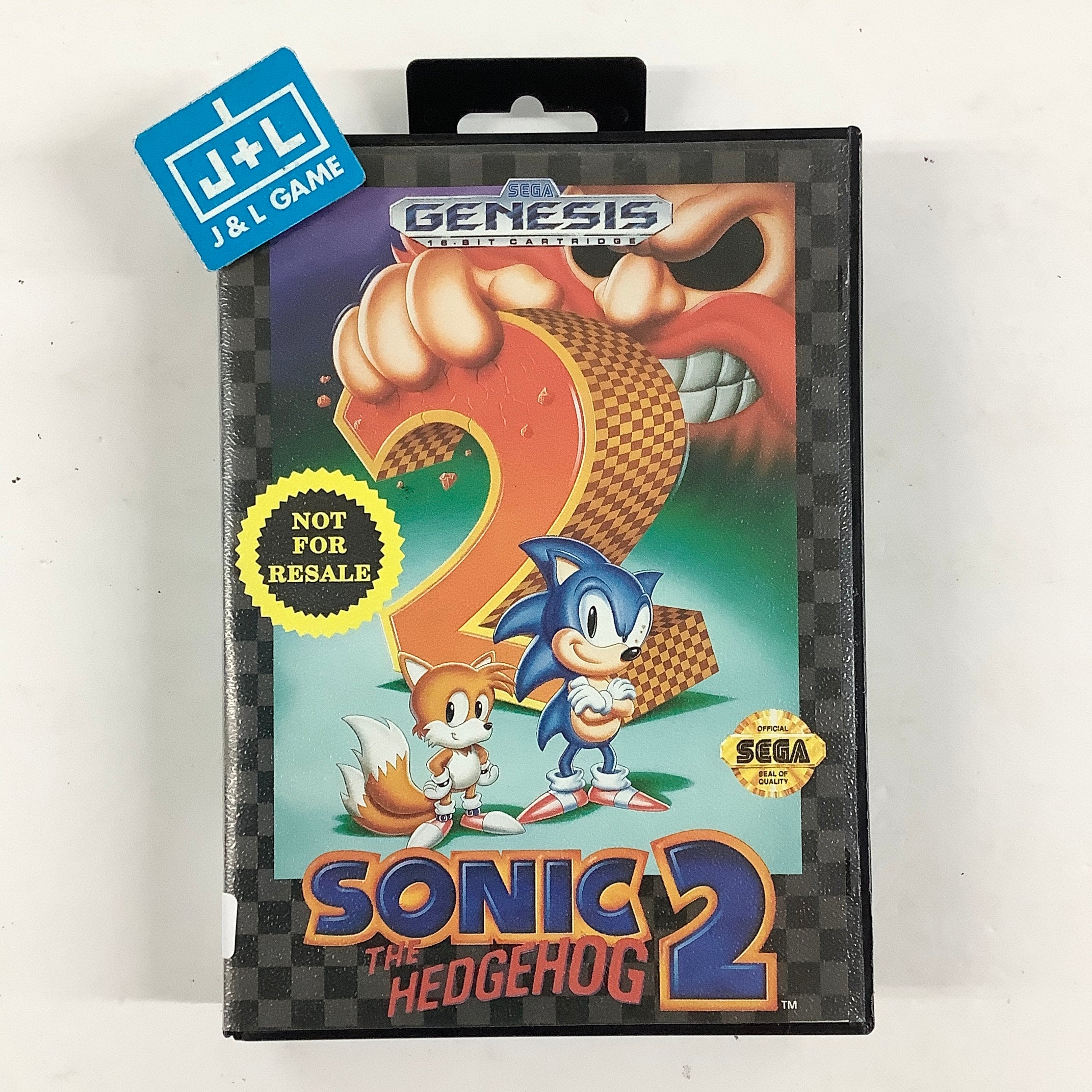 Sonic the Hedgehog 2 (Not For ReSale) - (SG) SEGA Genesis [Pre-Owned] Video Games Sega