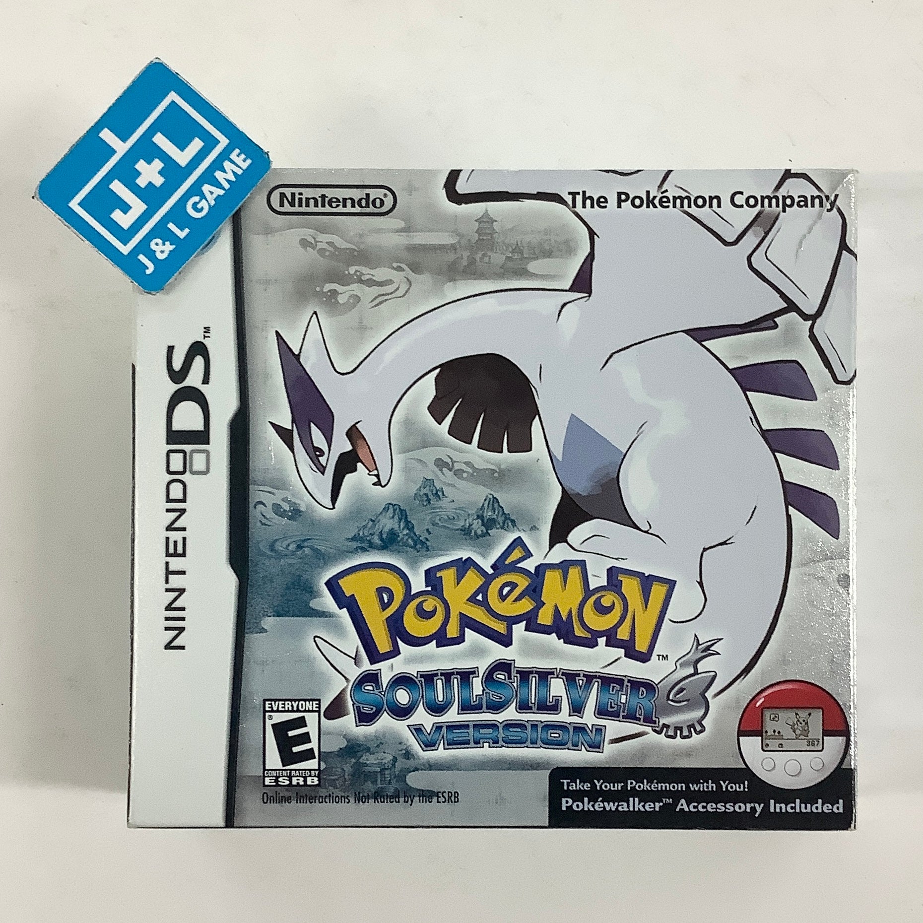 Pokemon SoulSilver Version (W/ Pokewalker)- (NDS) Nintendo DS [Pre-Owned] Video Games Nintendo