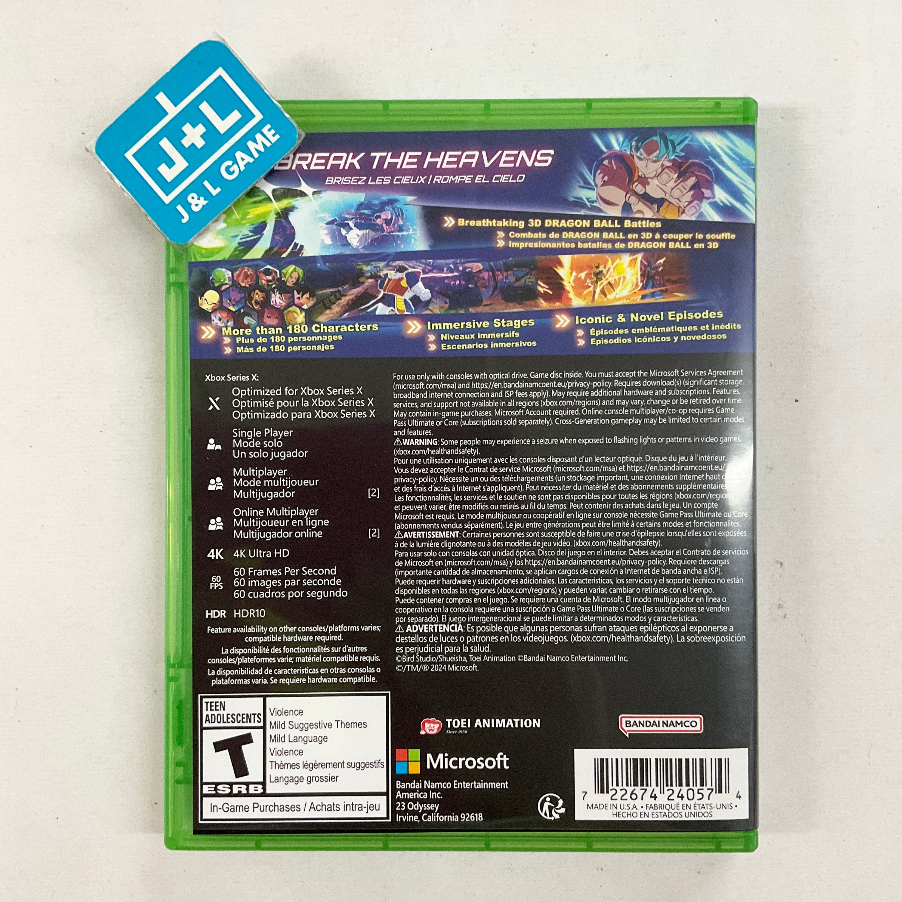 Dragon Ball Sparking! Zero - (XSX) Xbox Series X [Pre-Owned