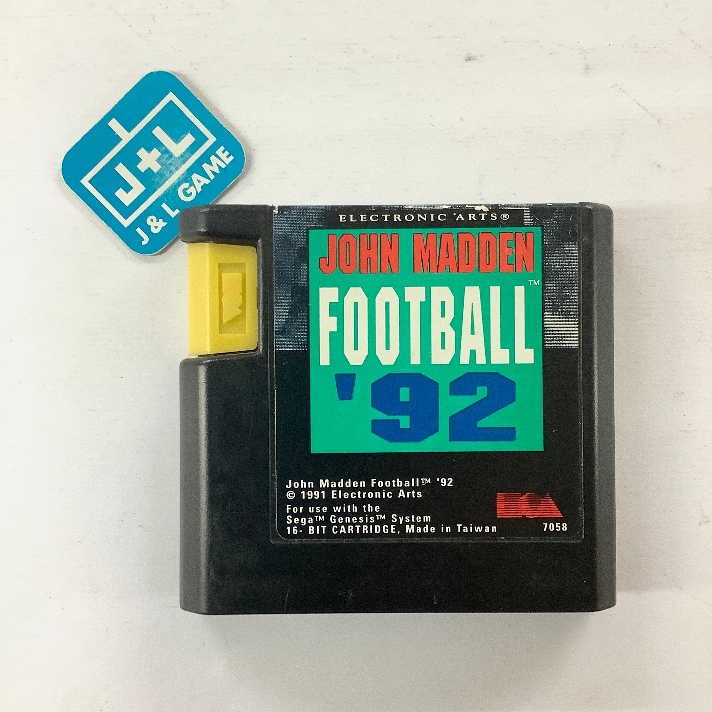 John Madden Football '92 - (SG) SEGA Genesis [Pre-Owned] Video Games Electronic Arts   