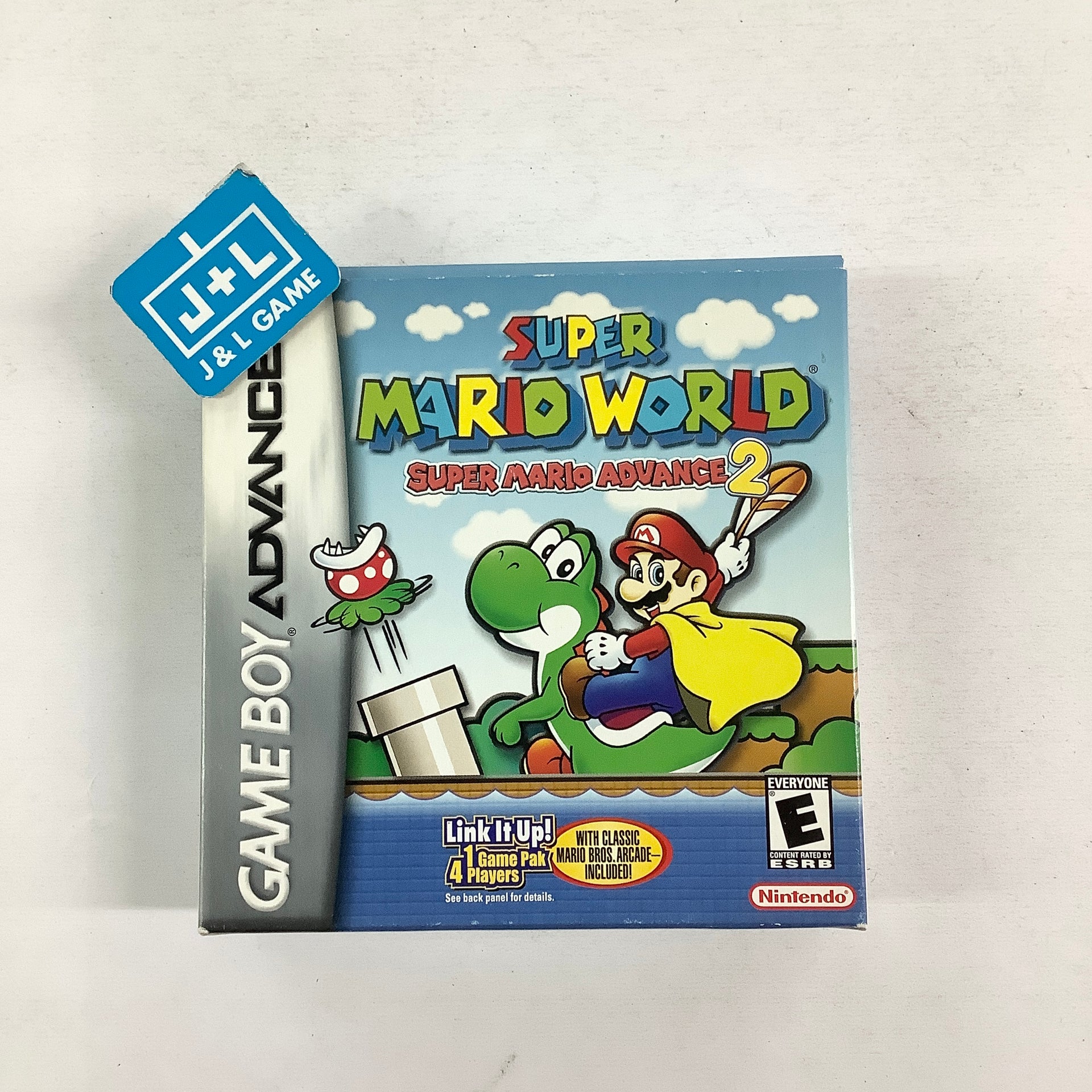 Carátula de Super Mario Advance 2: Super Mario World para GBA