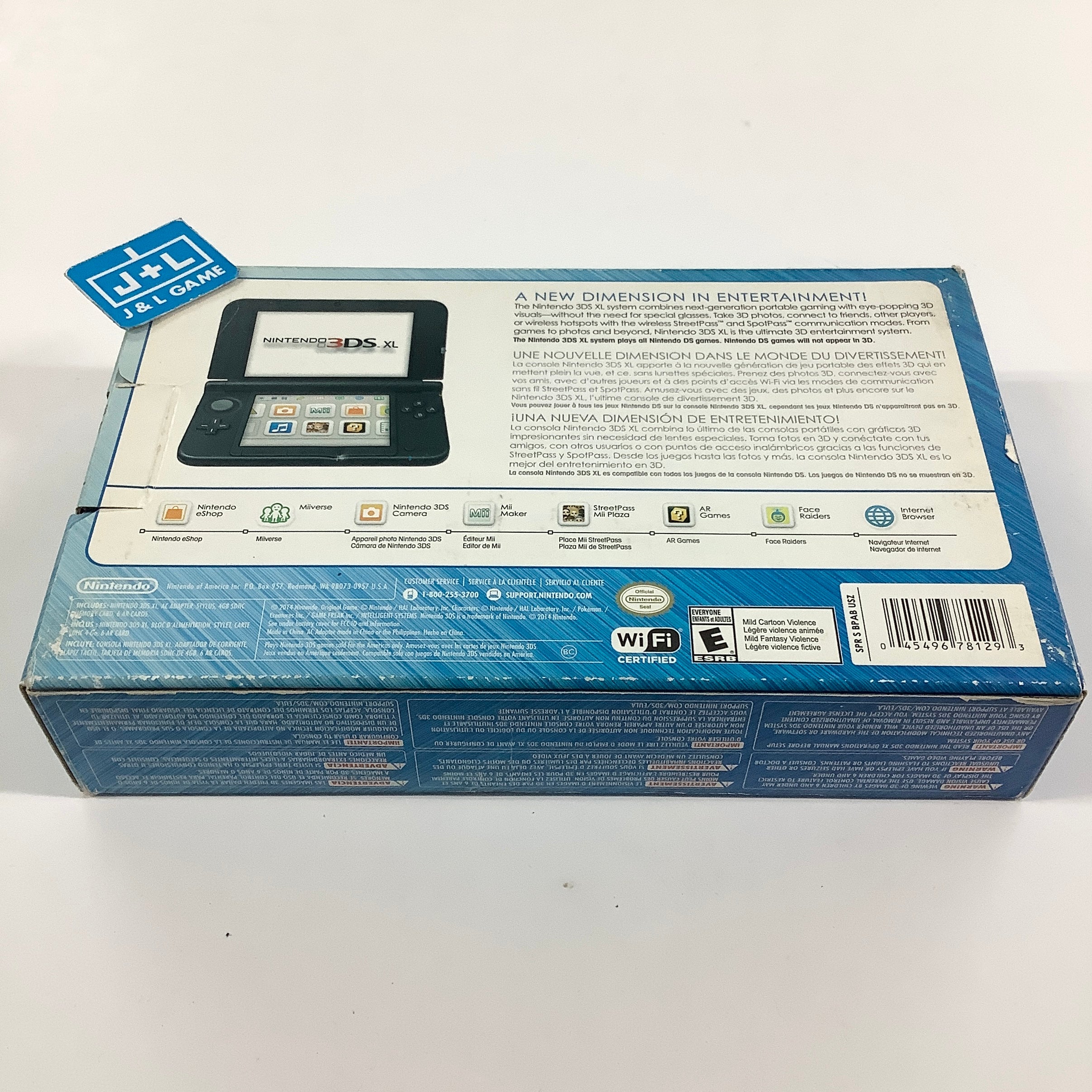 Nintendo 3DS XL Console (Super Smash Bros Blue) - Nintendo 3DS (Pre-Owned) Consoles Nintendo