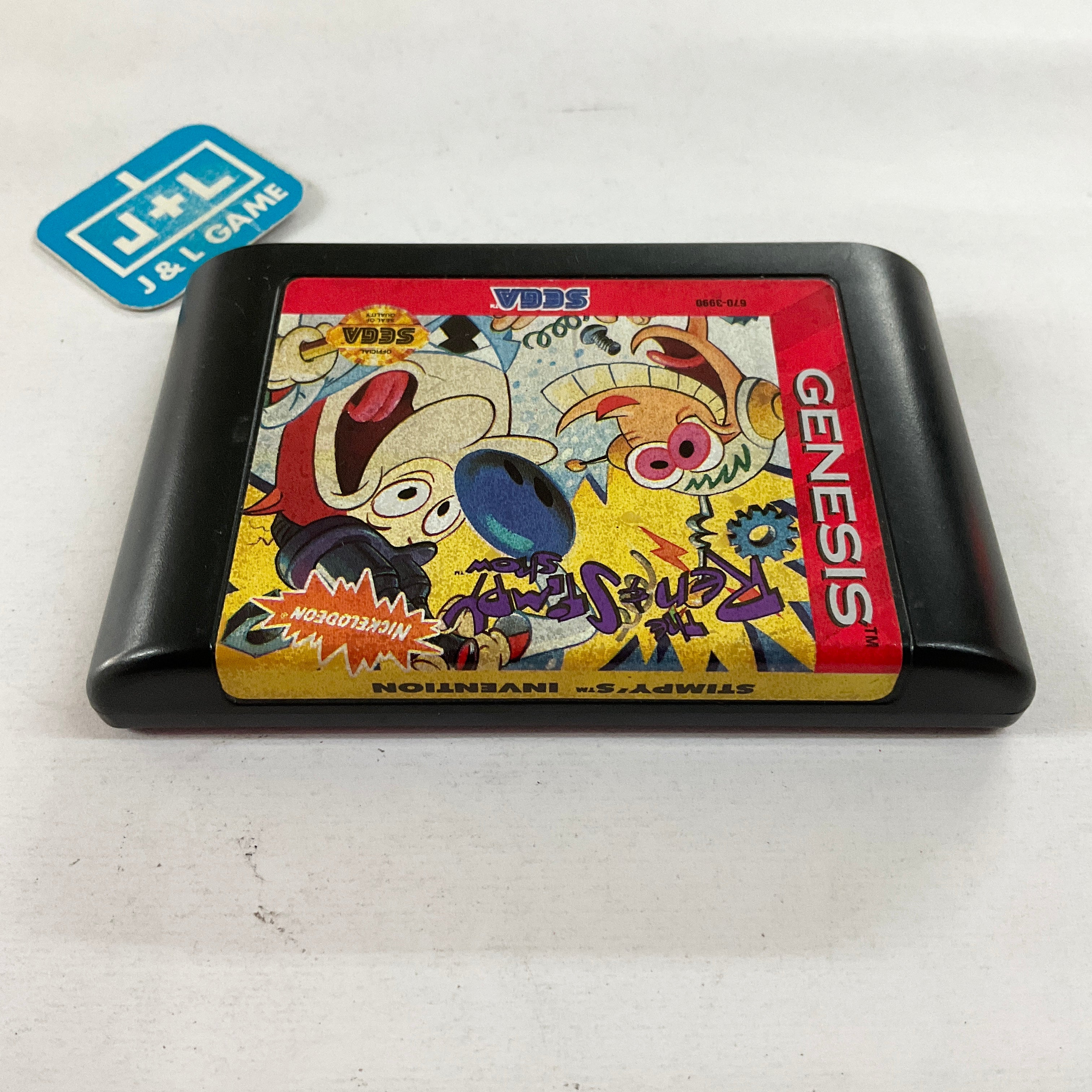 The Ren & Stimpy Show Presents: Stimpy's Invention - (SG) SEGA Genesis [Pre-Owned] Video Games Sega   