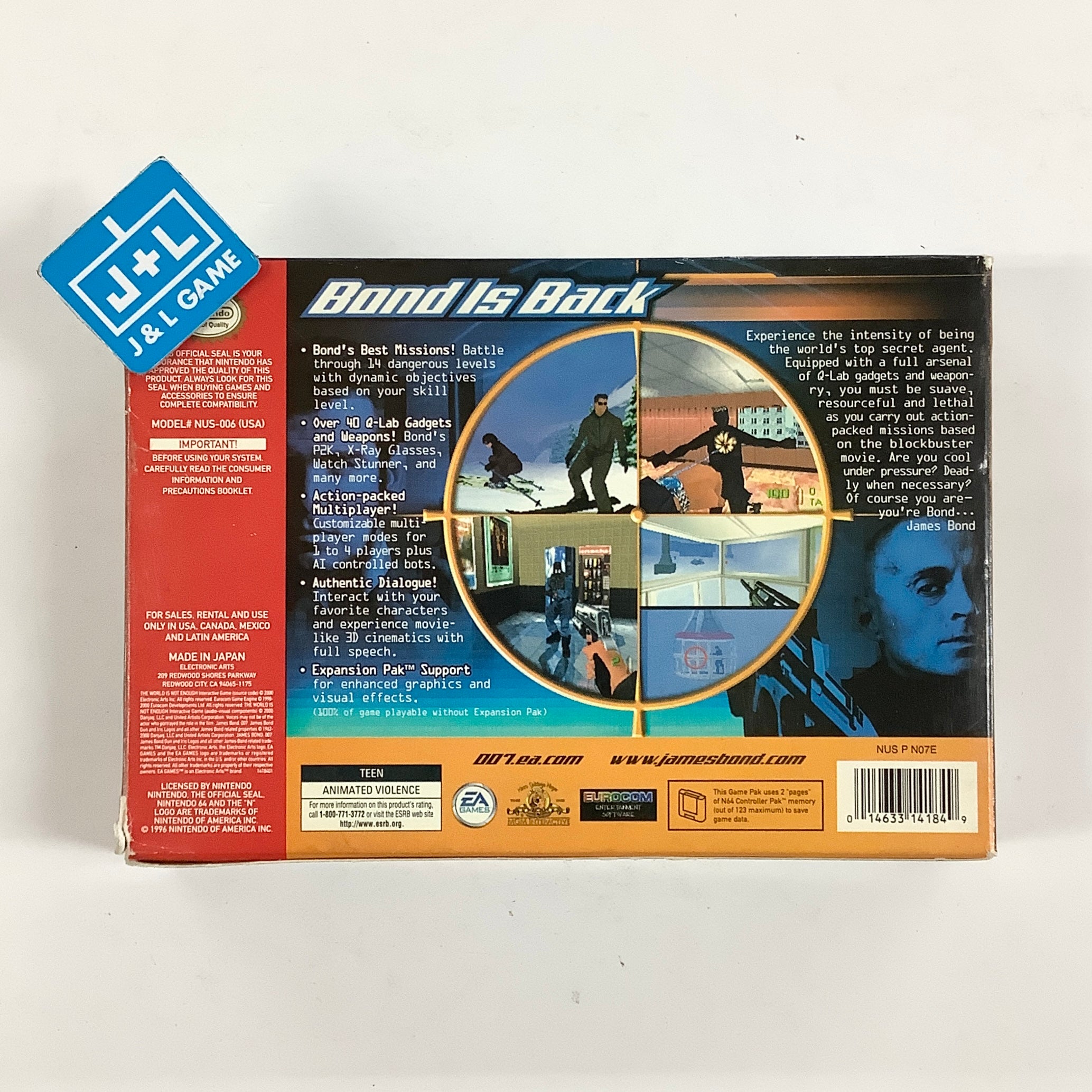 007: The World Is Not Enough - (N64) Nintendo 64 [Pre-Owned]