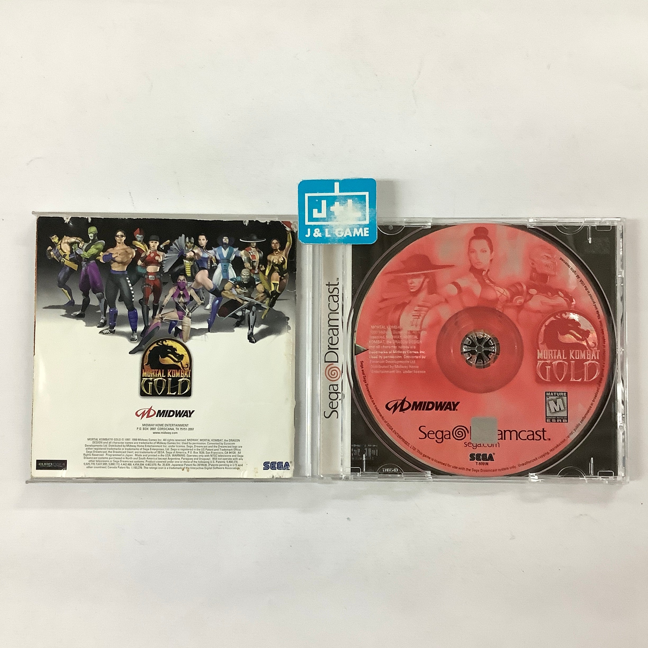 Mortal Kombat Gold - (DC) SEGA Dreamcast  [Pre-Owned] Video Games Midway   