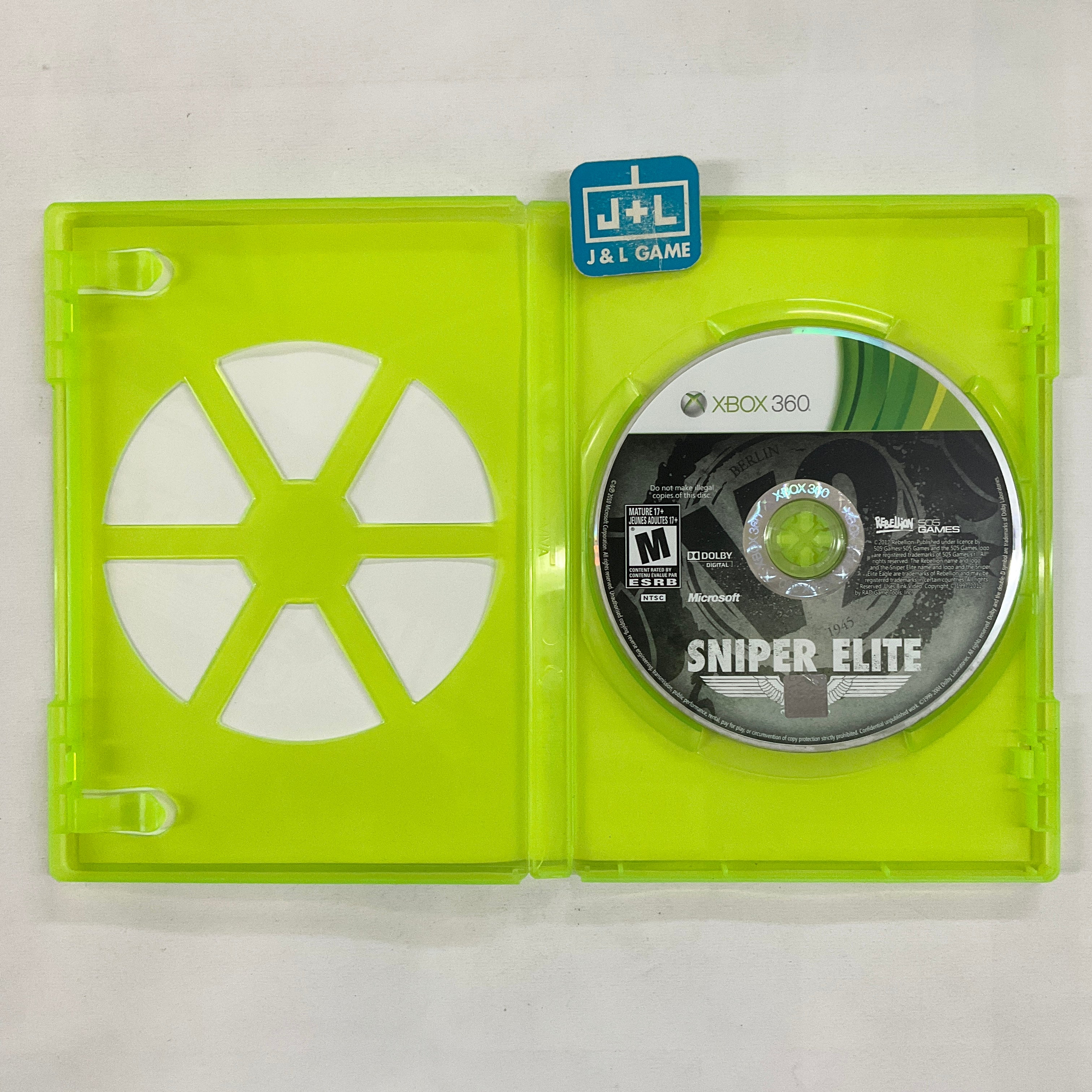 Sniper Elite V2 - Xbox 360 [Pre-Owned] Video Games 505 Games   