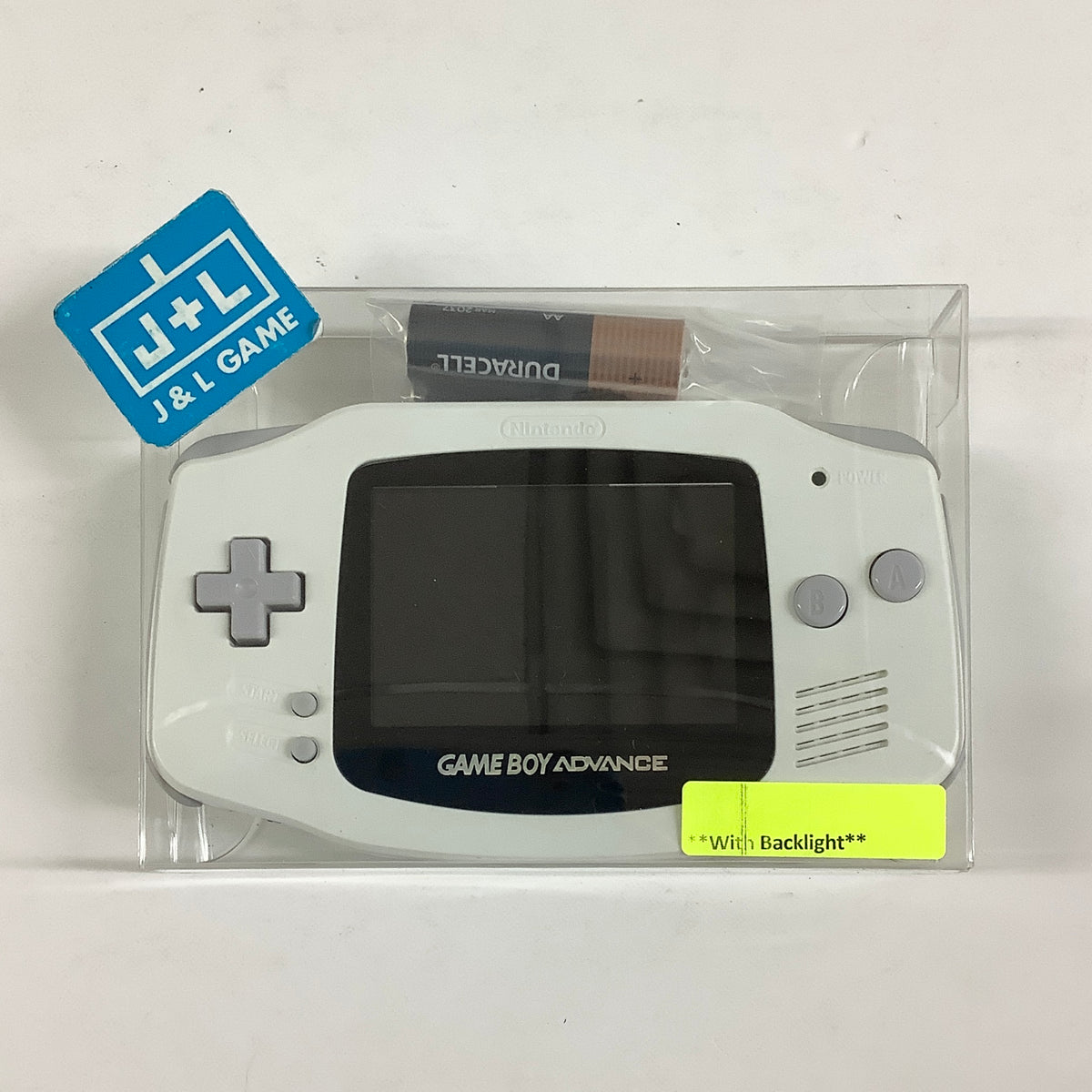 Nintendo Game Boy Advance Console (White With Backlight) - (GBA) Game Boy Advance [Pre-Owned] Consoles Nintendo