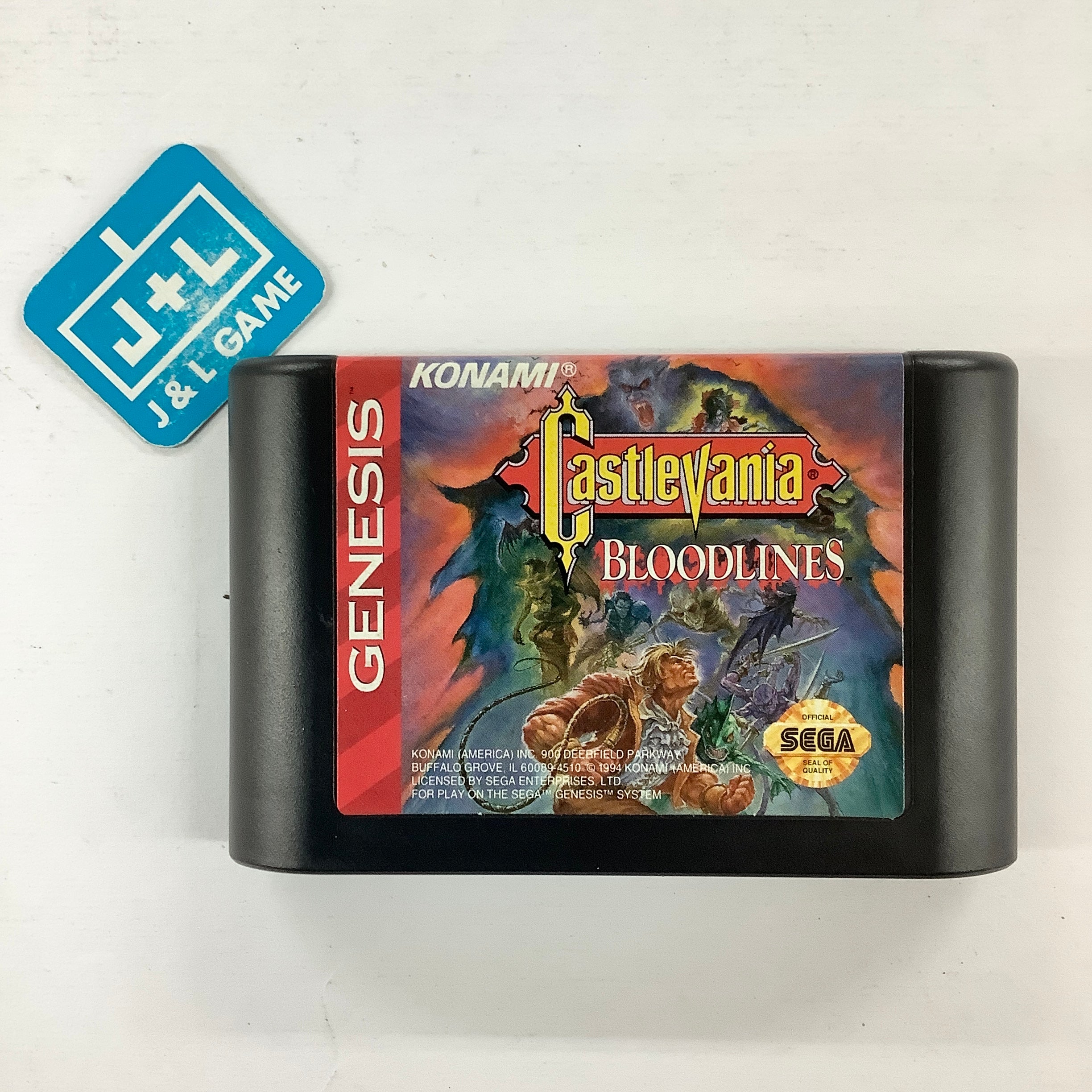 Castlevania: Bloodlines - (SG) SEGA Genesis  [Pre-Owned] Video Games Konami   