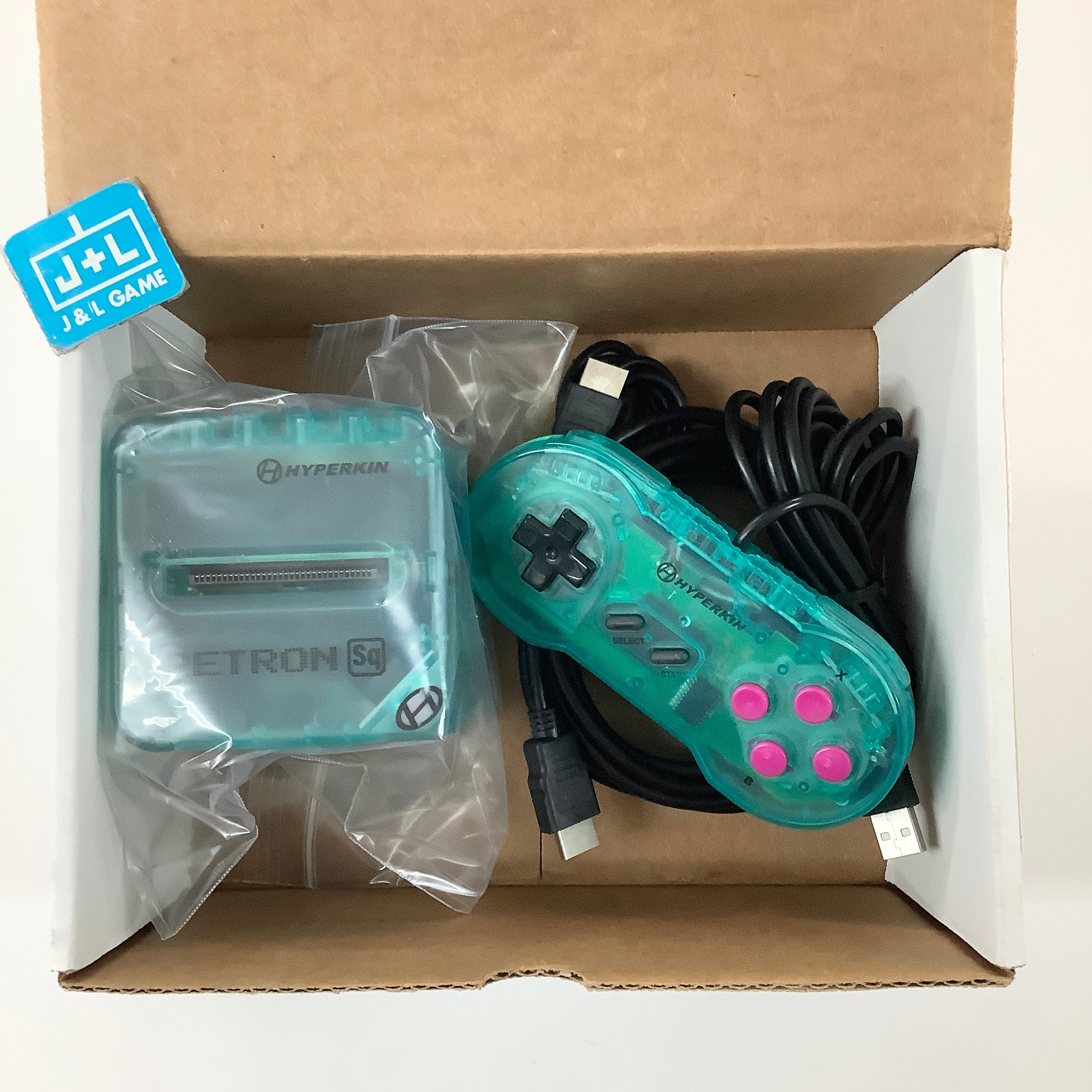 Hyperkin RetroN Sq: HD Gaming Console for Game Boy/Color/ Game Boy Advance (Hyper Beach) - Game Boy Advance {Pre-Owned] CONSOLE Hyperkin