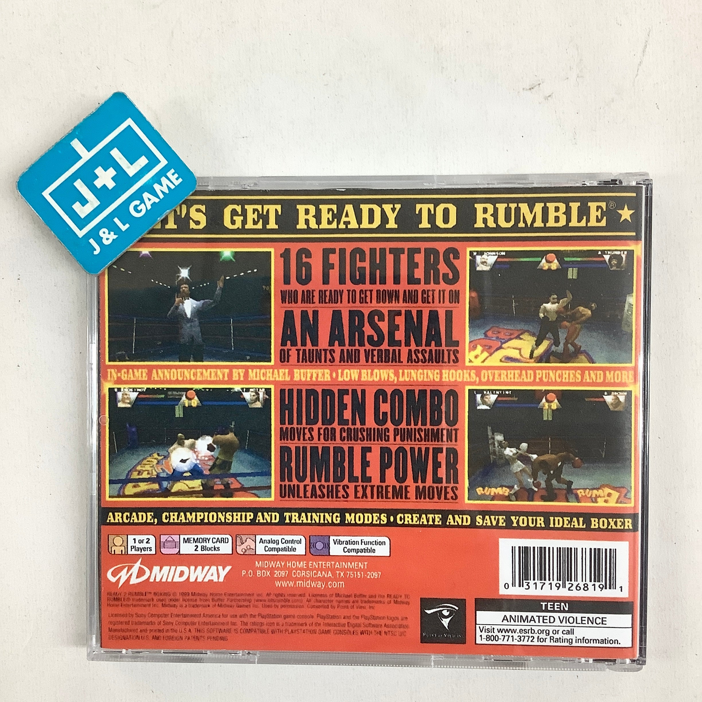 Ready 2 Rumble Boxing - (PS1) PlayStation 1 [Pre-Owned]