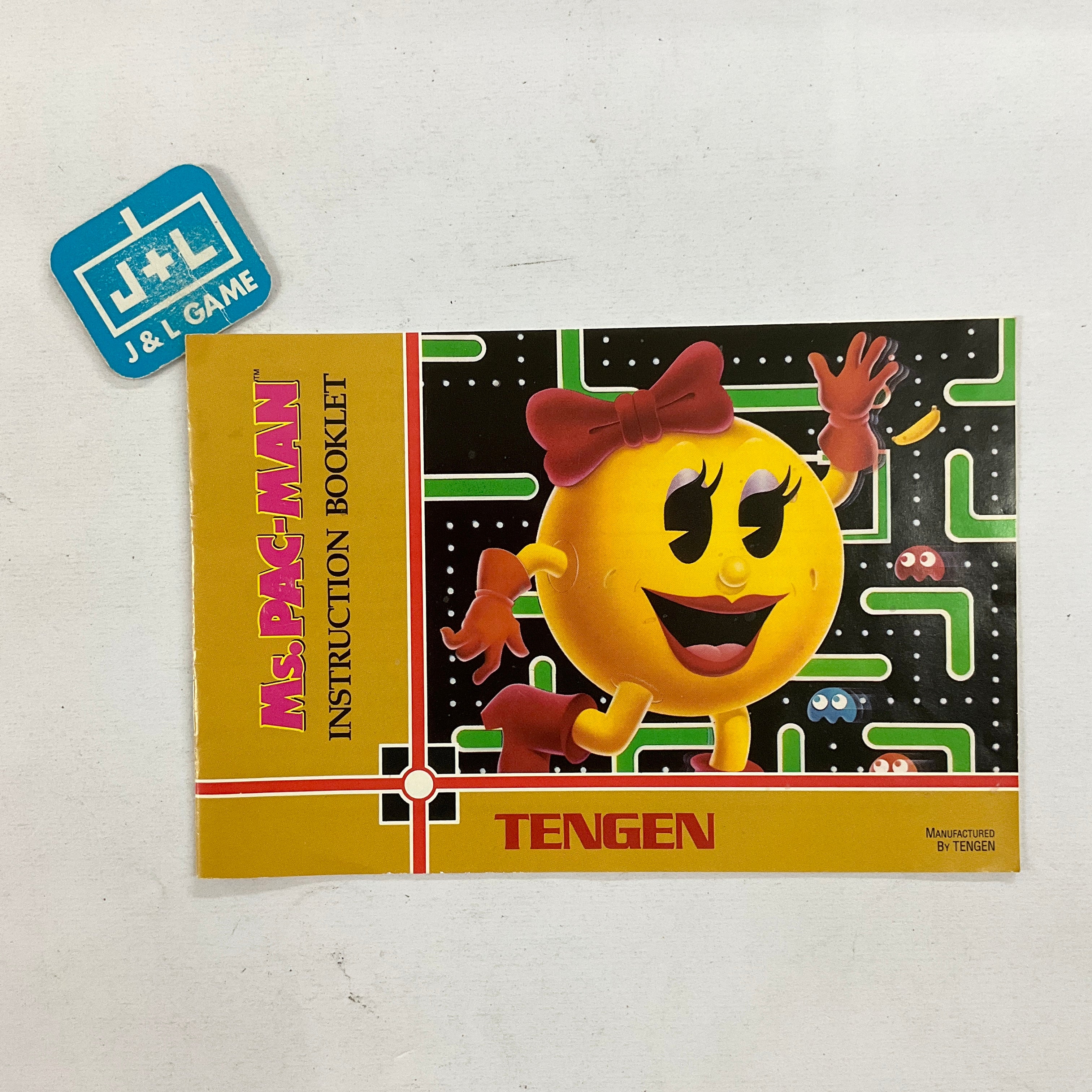 Ms. Pac-Man (Tengen) - (NES) Nintendo Entertainment System [Pre-Owned] Video Games Tengen   