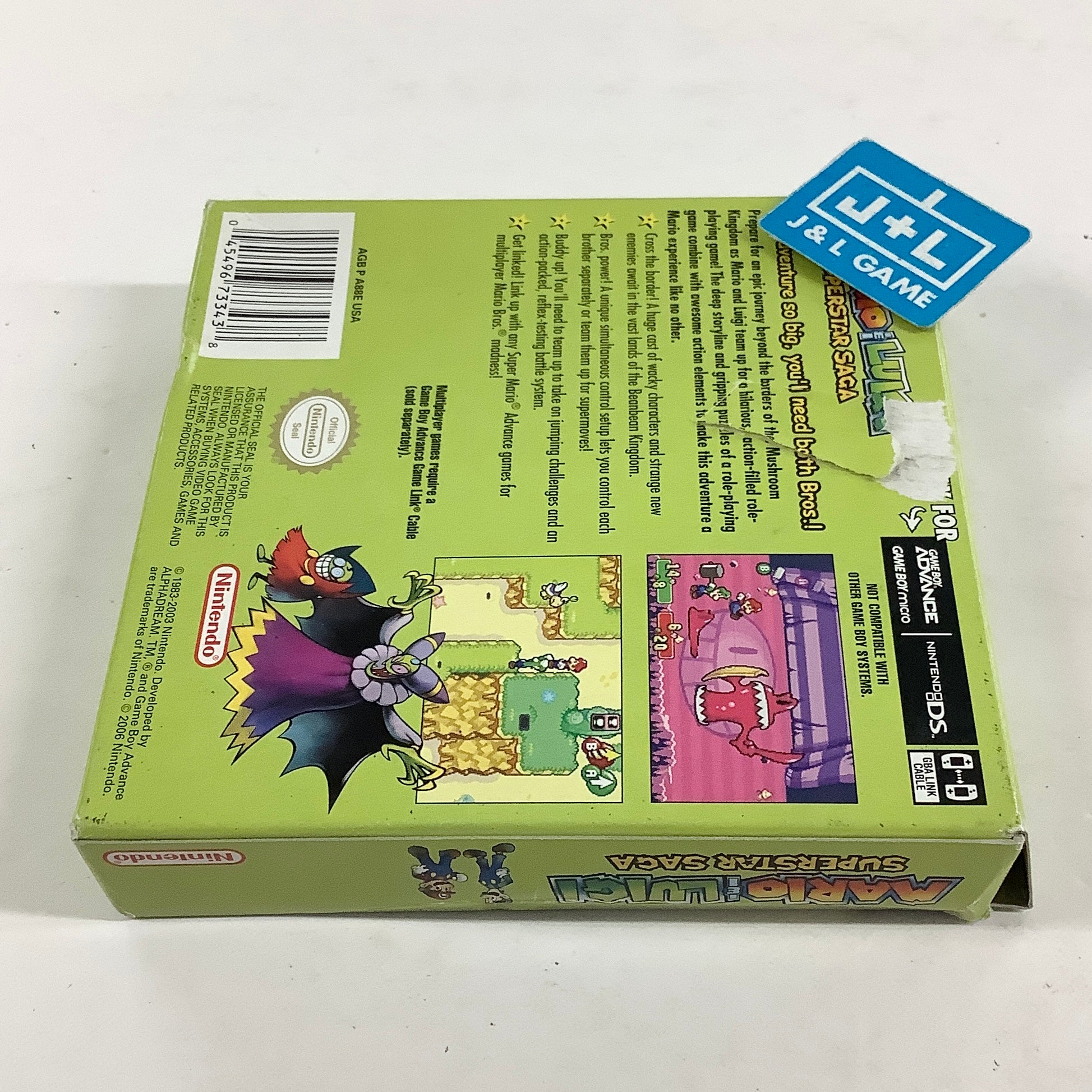Mario & Luigi: Superstar Saga (Player's Choice) - (GBA) Game Boy Advance [Pre-Owned] Video Games Nintendo