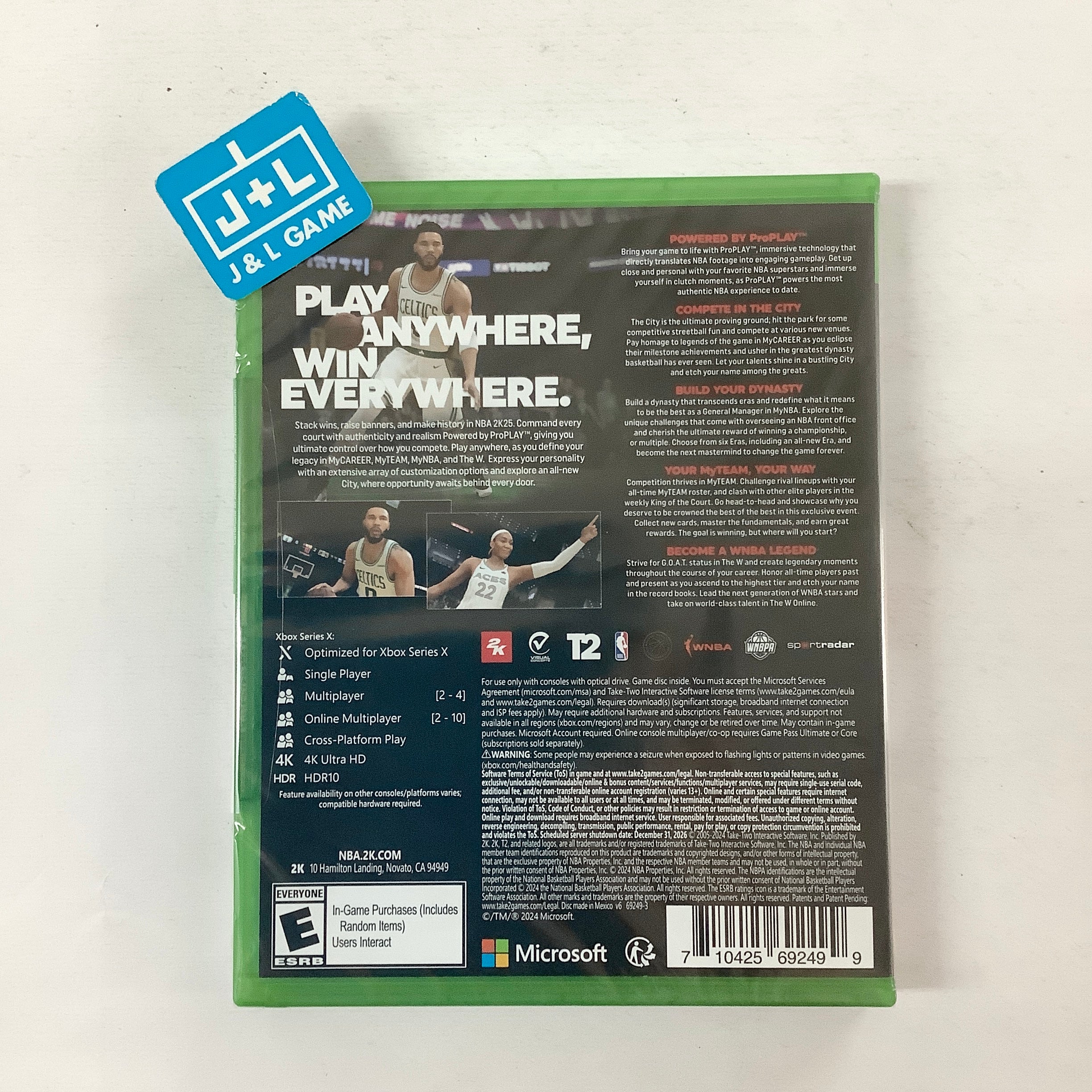 NBA 2K25 - (XSX) Xbox Series X Video Games 2K Games   