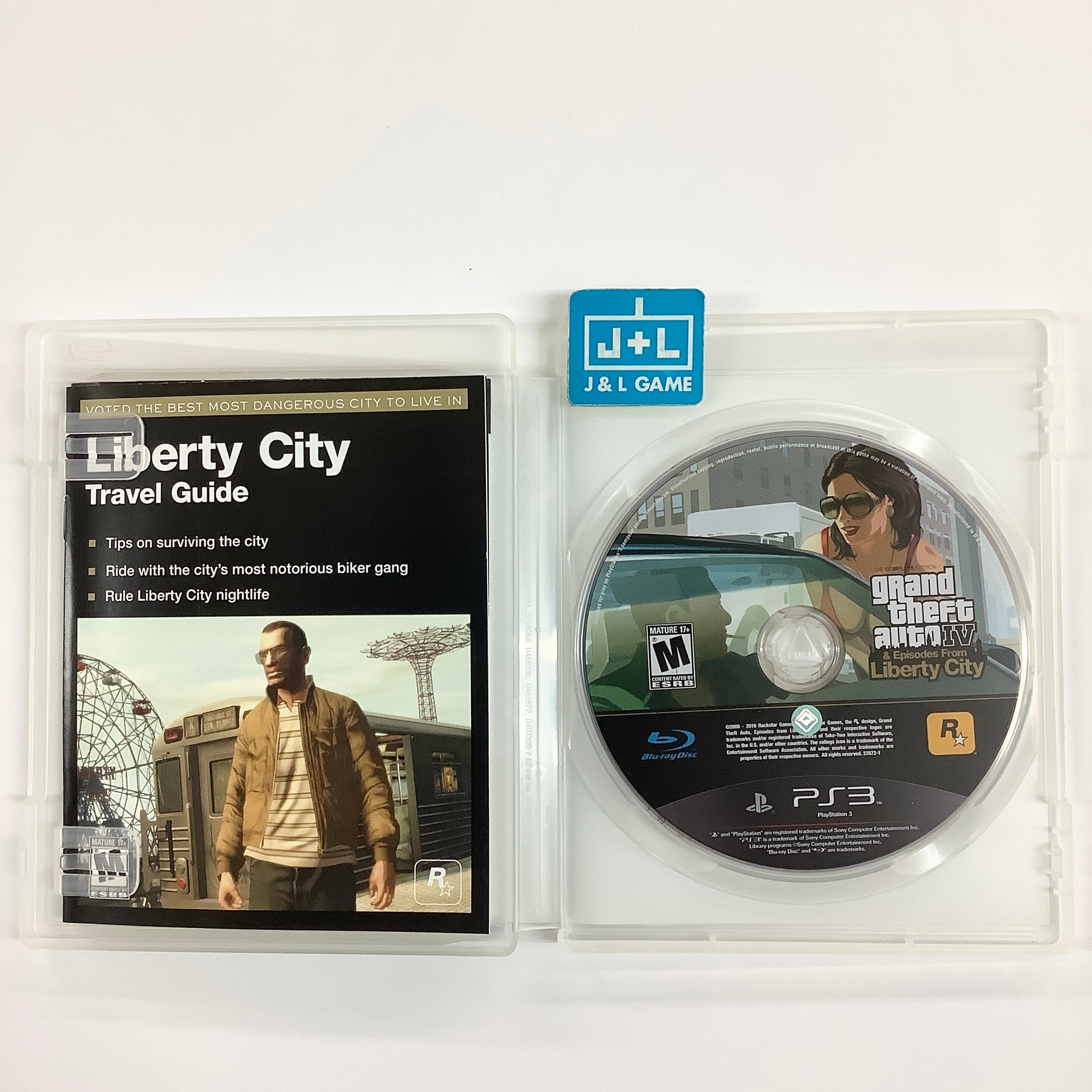 Grand Theft Auto IV & Episodes from Liberty City: The Complete Edition - (PS3) PlayStation 3 [Pre-Owned] Video Games Rockstar Games