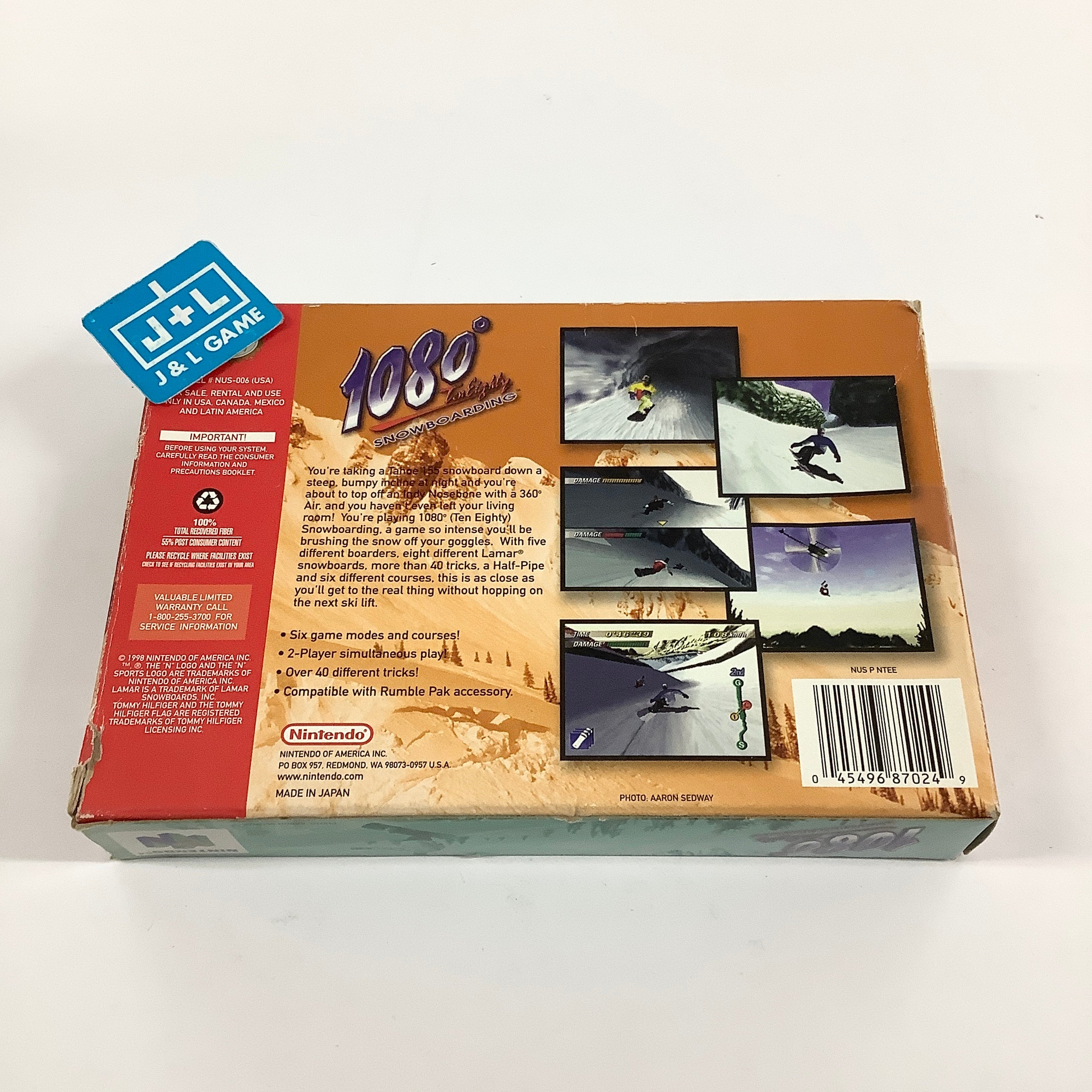 1080: TenEighty Snowboarding - (N64) Nintendo 64 [Pre-Owned] Video Games Nintendo