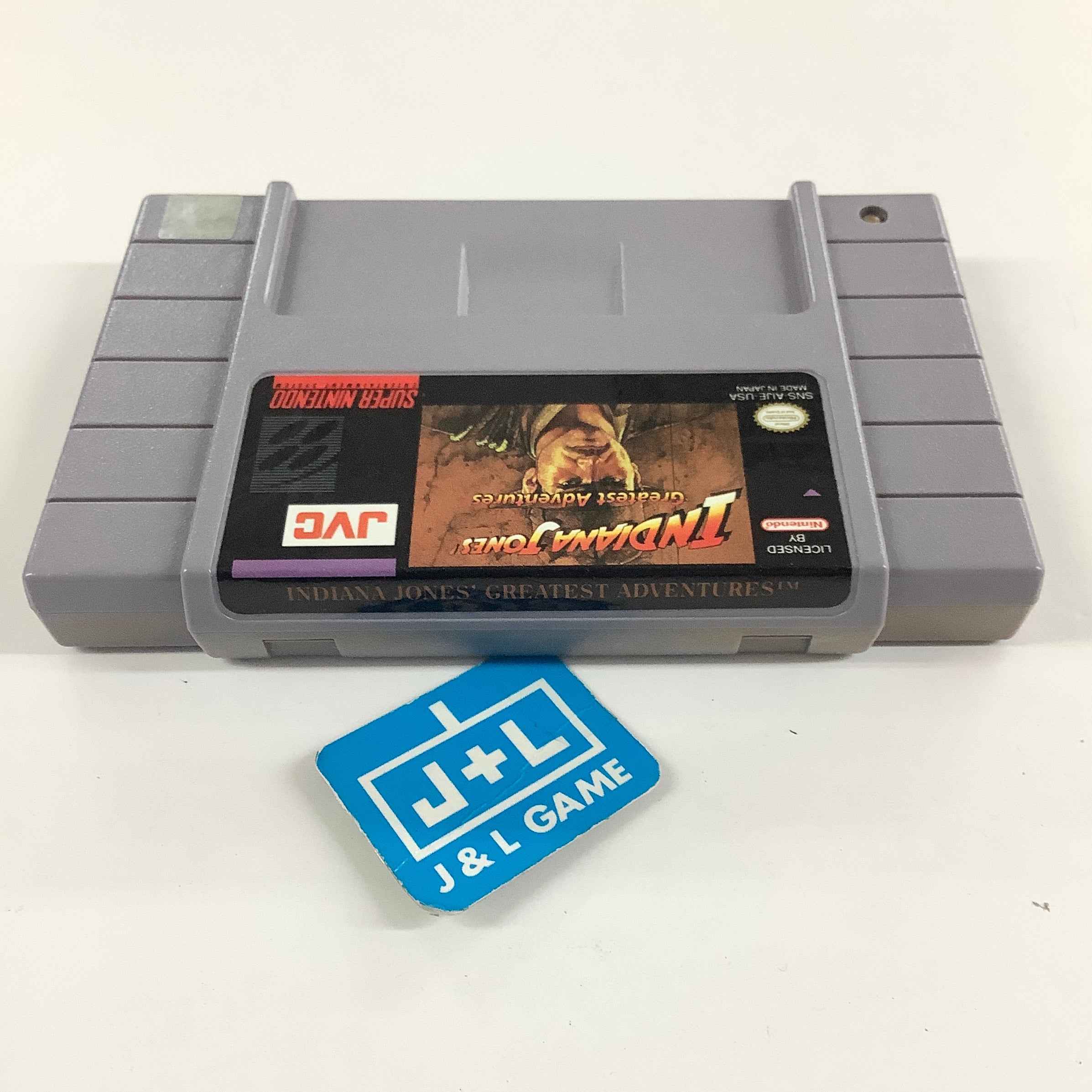 Indiana Jones' Greatest Adventures - (SNES) Super Nintendo [Pre-Owned] Video Games THQ
