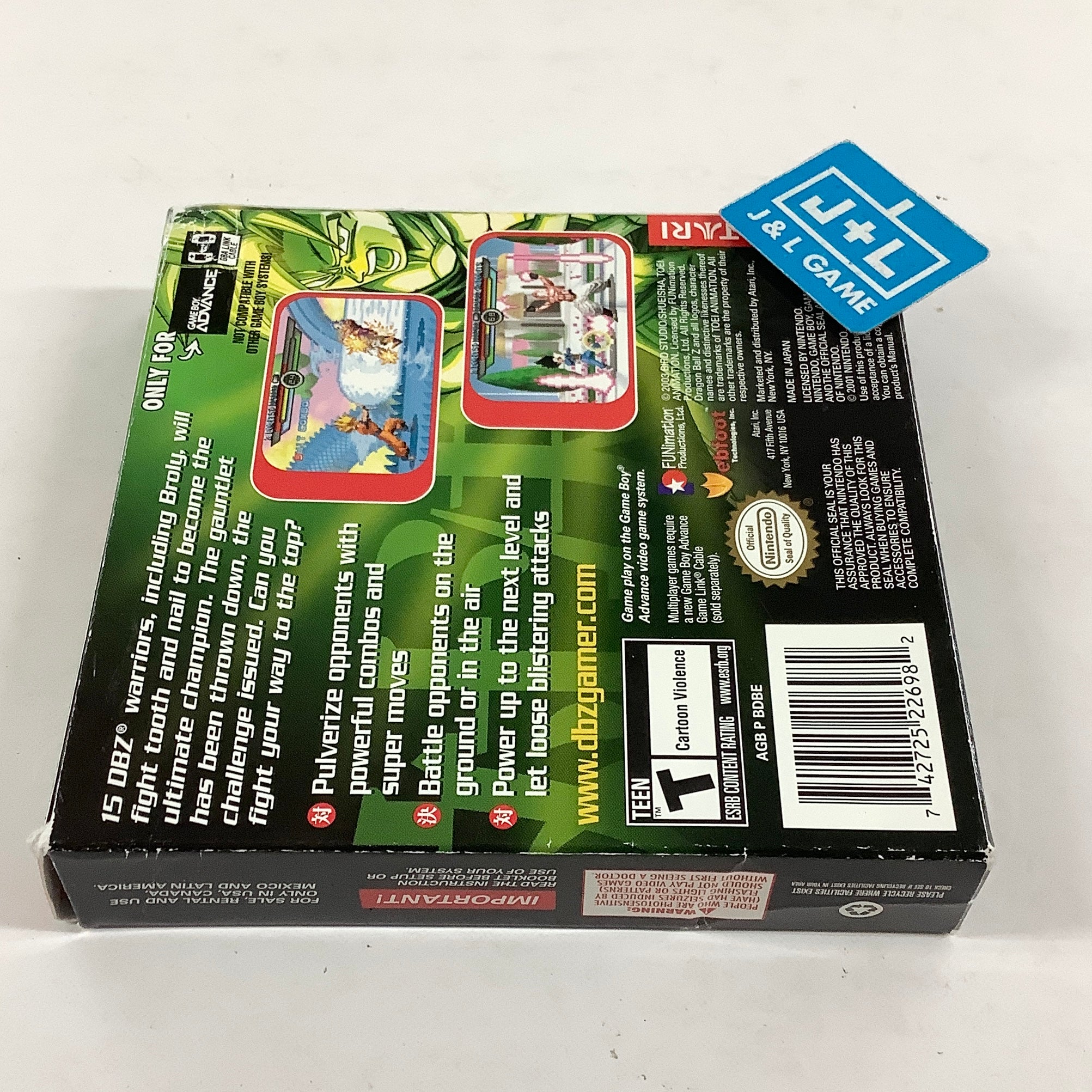 Dragon Ball Z: Taiketsu - (GBA) Game Boy Advance [Pre-Owned] Video Games Atari SA
