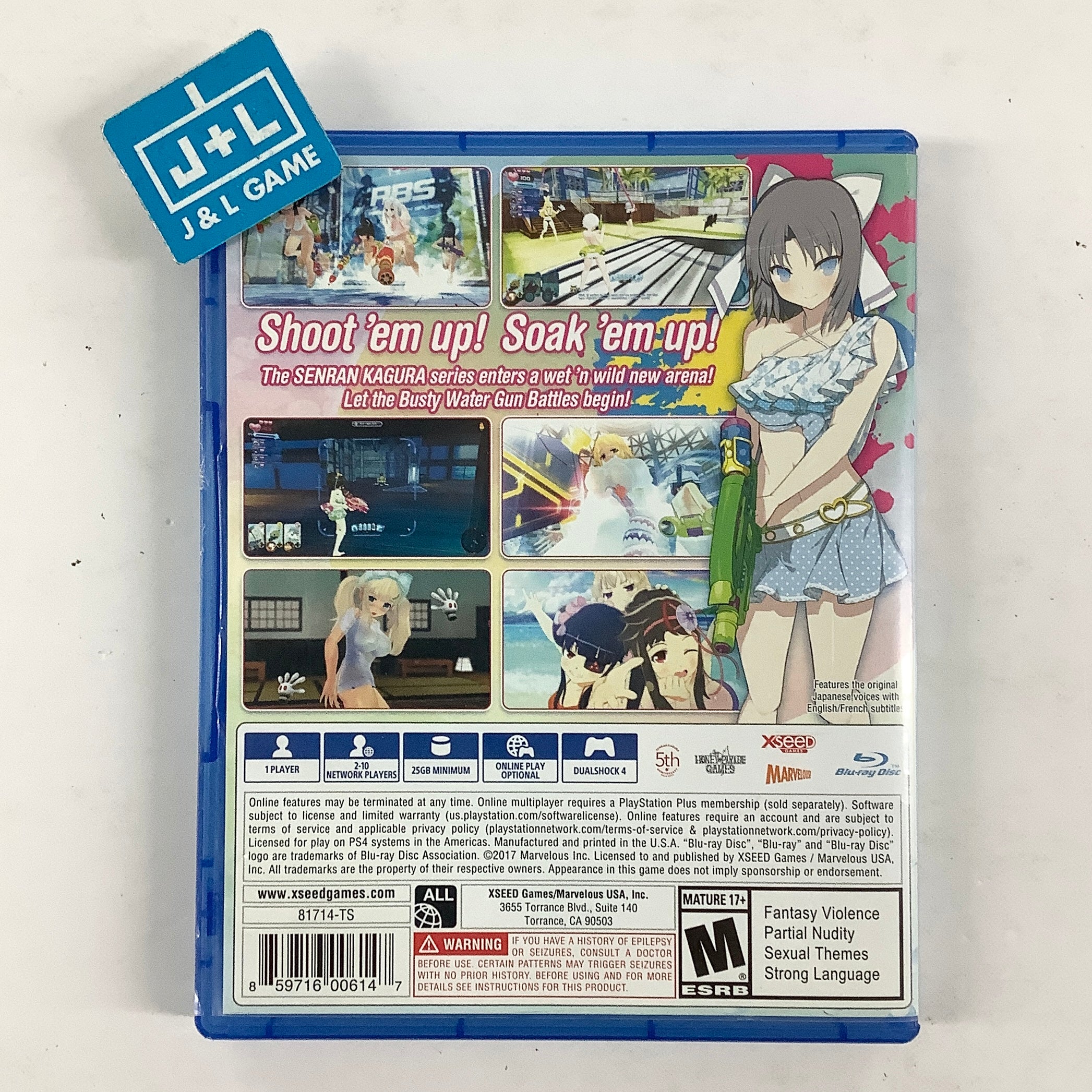 Senran Kagura: Peach Beach Splash (No Shirt, No Shoes, All Service Edition) - (PS4) PlayStation 4 [Pre-Owned] Video Games XSEED Games