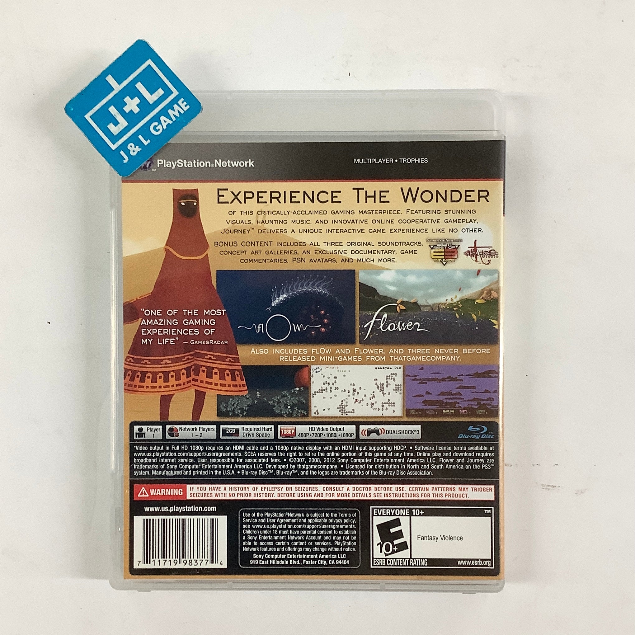 Journey Collector's Edition - (PS3) Playstation 3 [Pre-Owned] Video Games Sony
