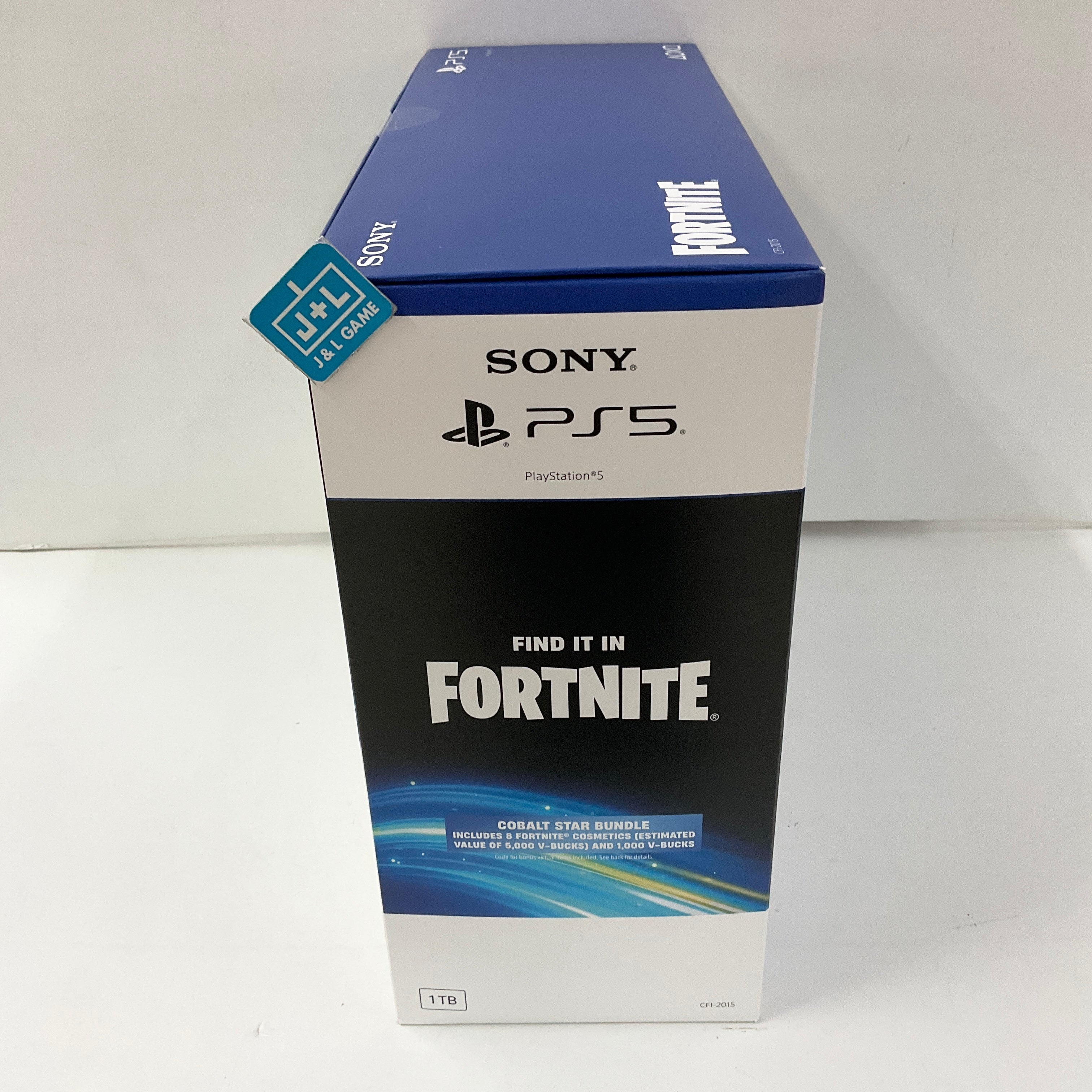 SONY PlayStation 5 Disc Edition Console (Fortnite Cobalt Star Disc Edition) (Model CFI-2015) - (PS5) PlayStation 5 CONSOLE PlayStation