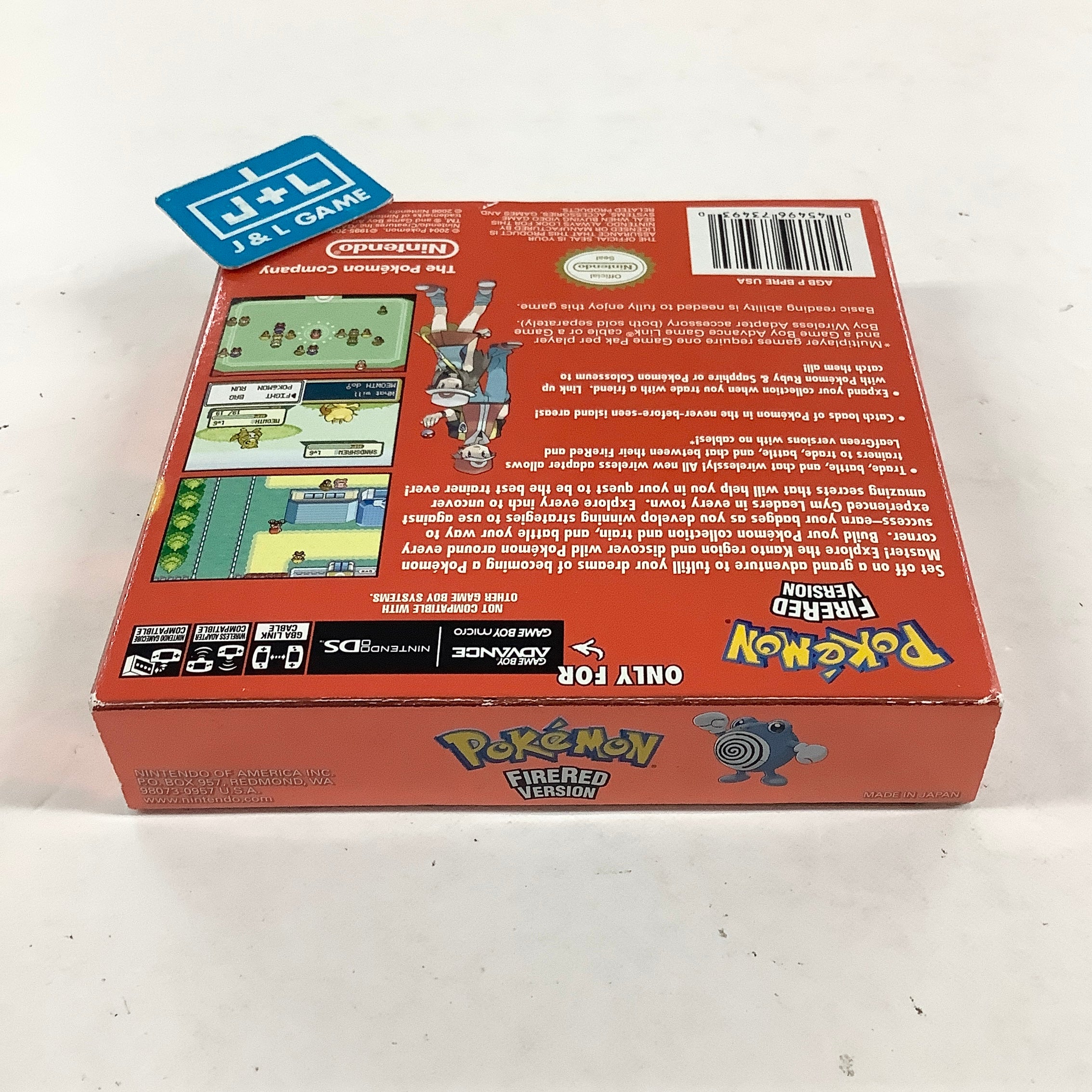 Pokemon FireRed Version (Player's Choice) - (GBA) Game Boy Advance [Pre-Owned] Video Games Nintendo