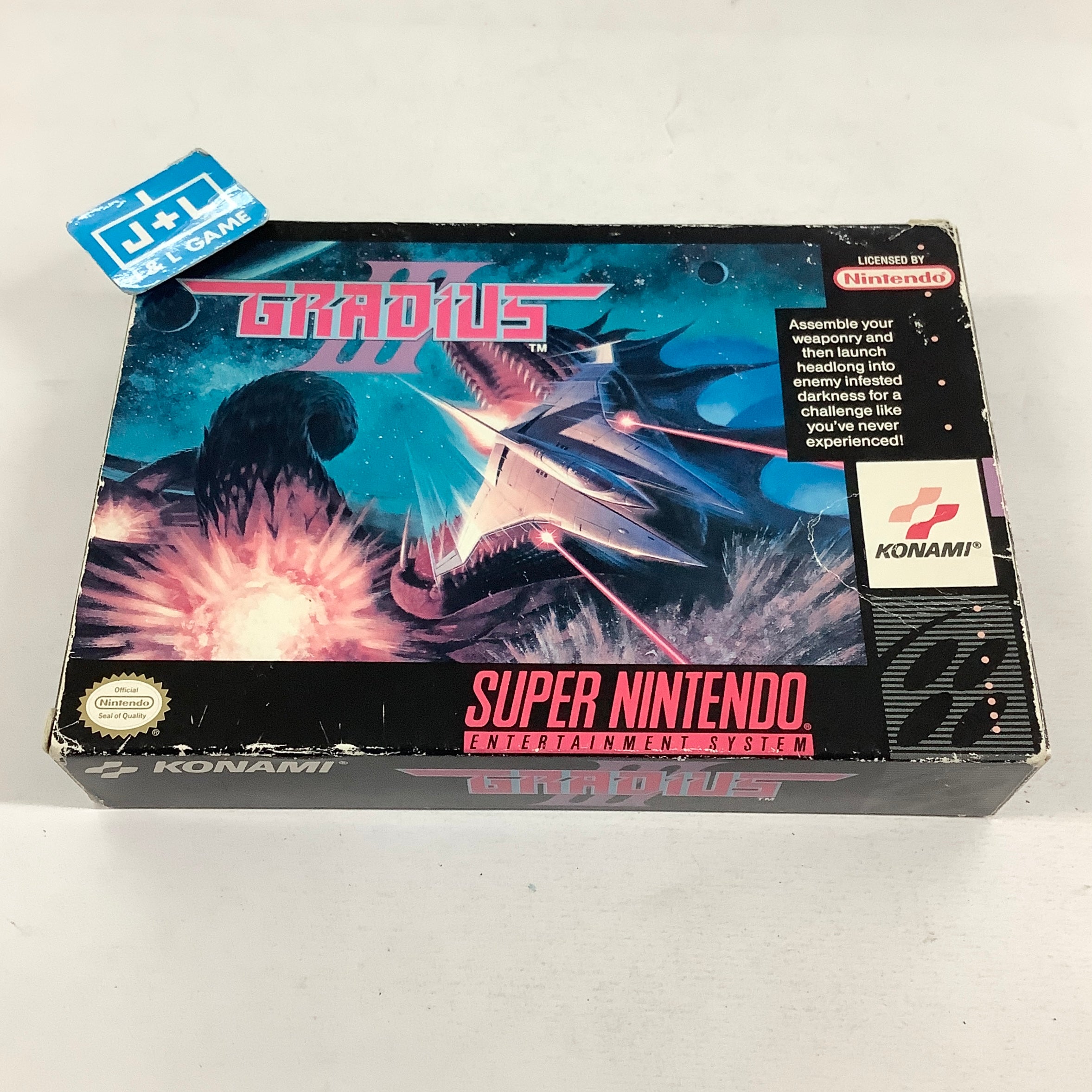 Gradius III - (SNES) Super Nintendo [Pre-Owned] Video Games Konami