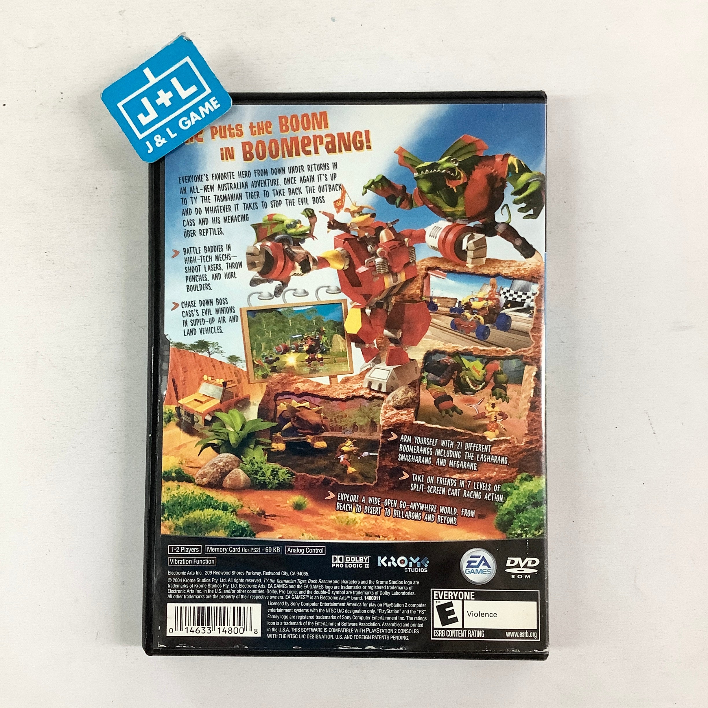 Ty the Tasmanian Tiger 2: Bush Rescue - (PS2) PlayStation 2 [Pre-Owned] Video Games EA Games