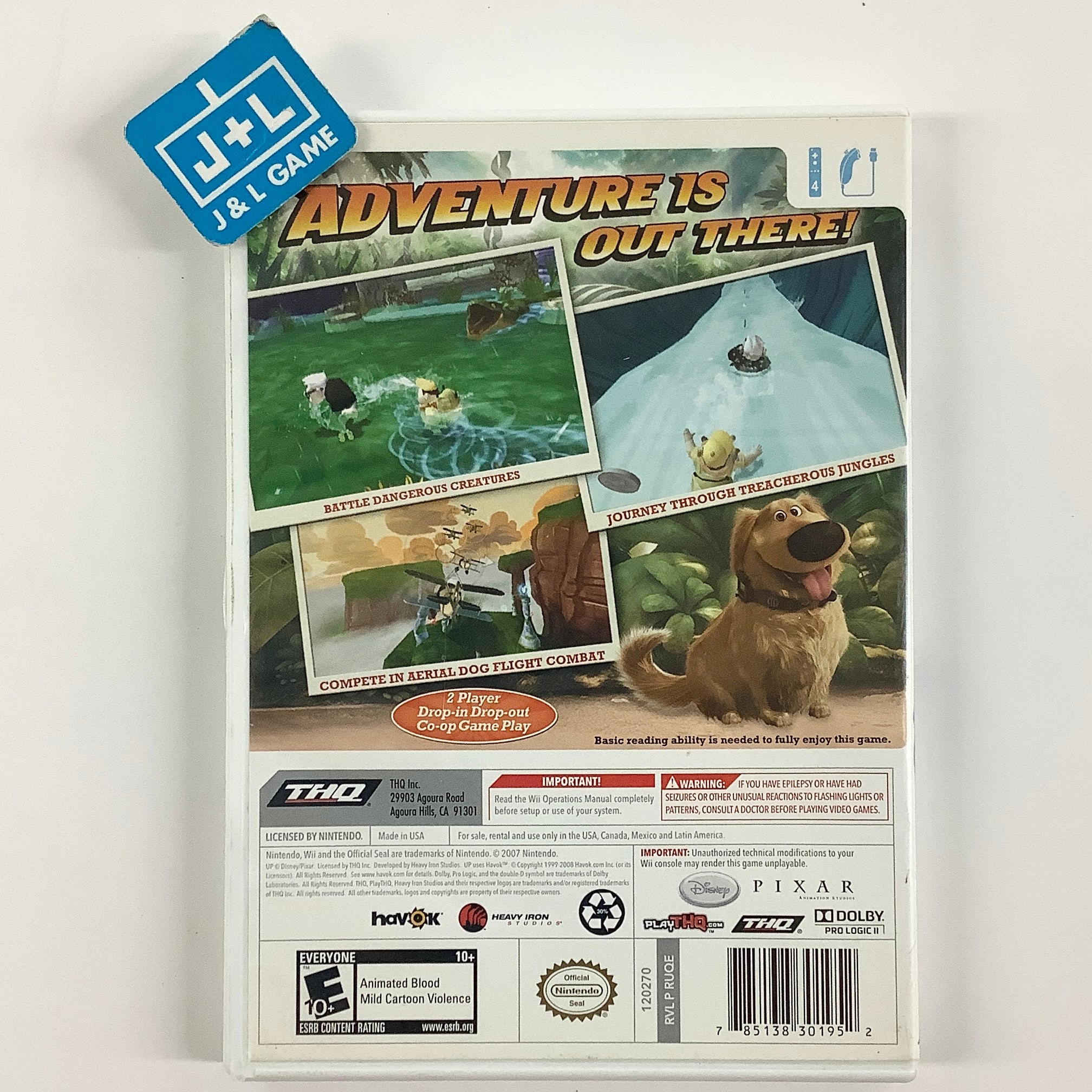 Disney/Pixar Up - Nintendo Wii [Pre-Owned] Video Games THQ