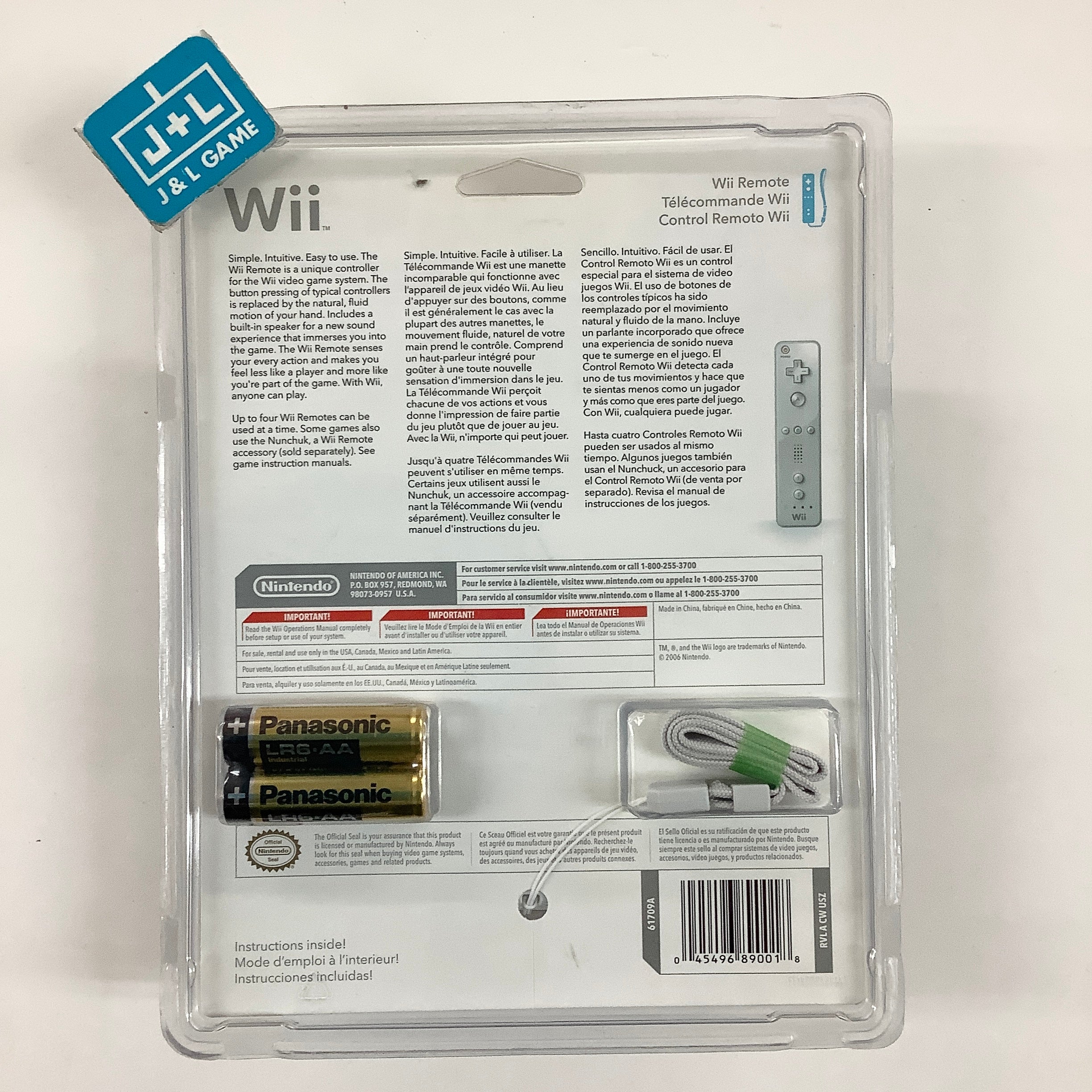 Nintendo Wii Remote Controller (White) - Nintendo Wii Accessories Nintendo