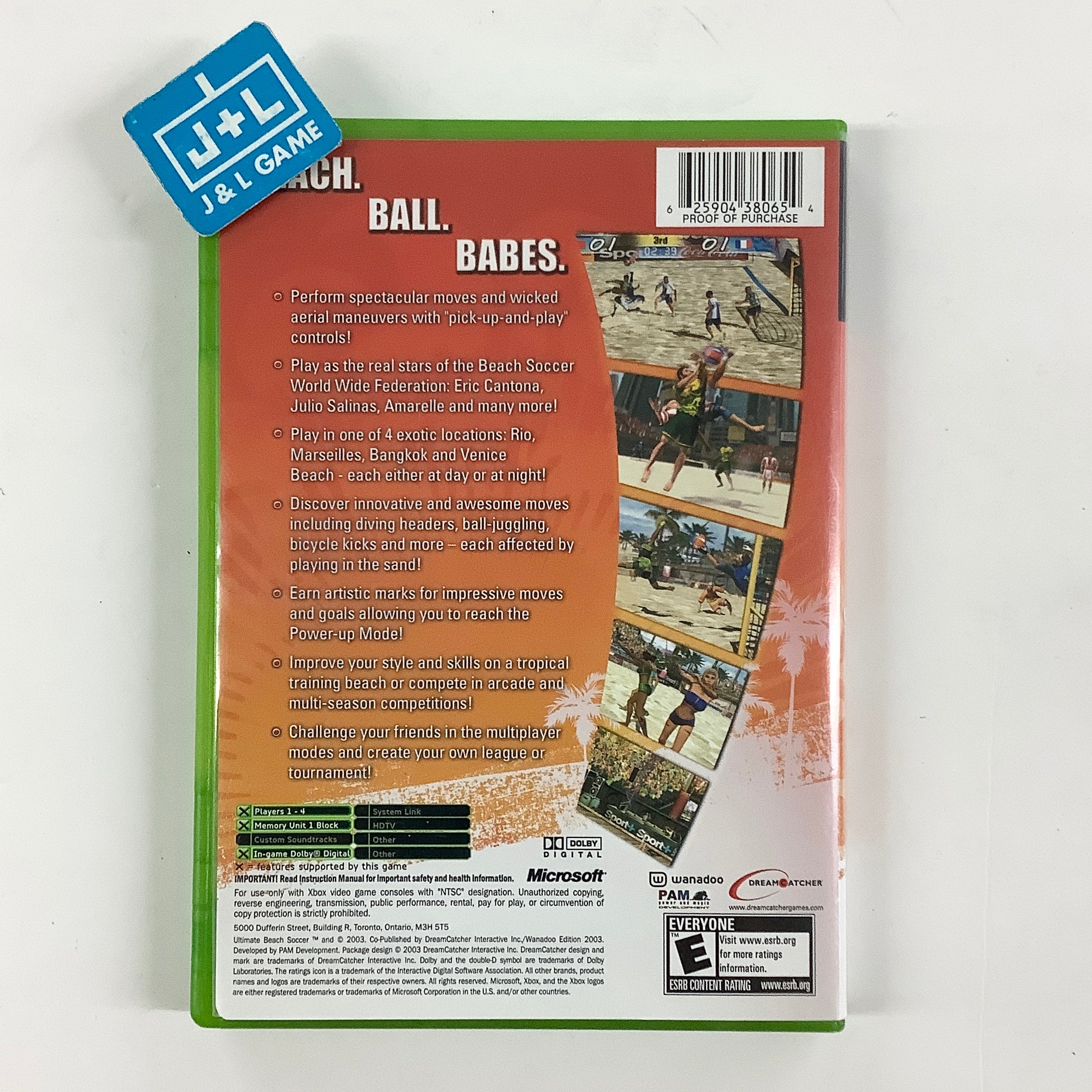 Ultimate Beach Soccer - (XB) Xbox [Pre-Owned] Video Games DreamCatcher Interactive