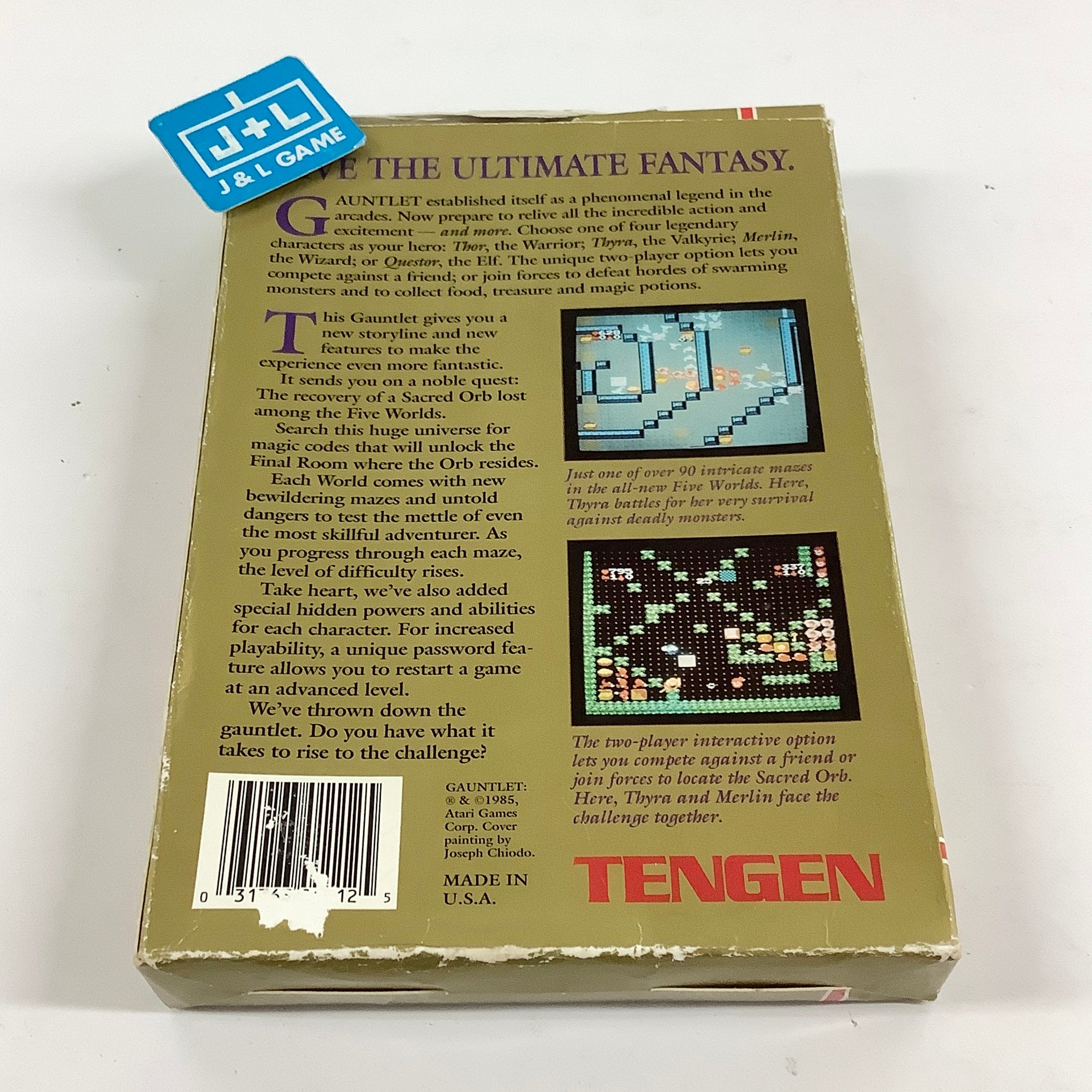 Gauntlet (Tengen Unlicensed) - (NES) Nintendo Entertainment System [Pre-Owned]