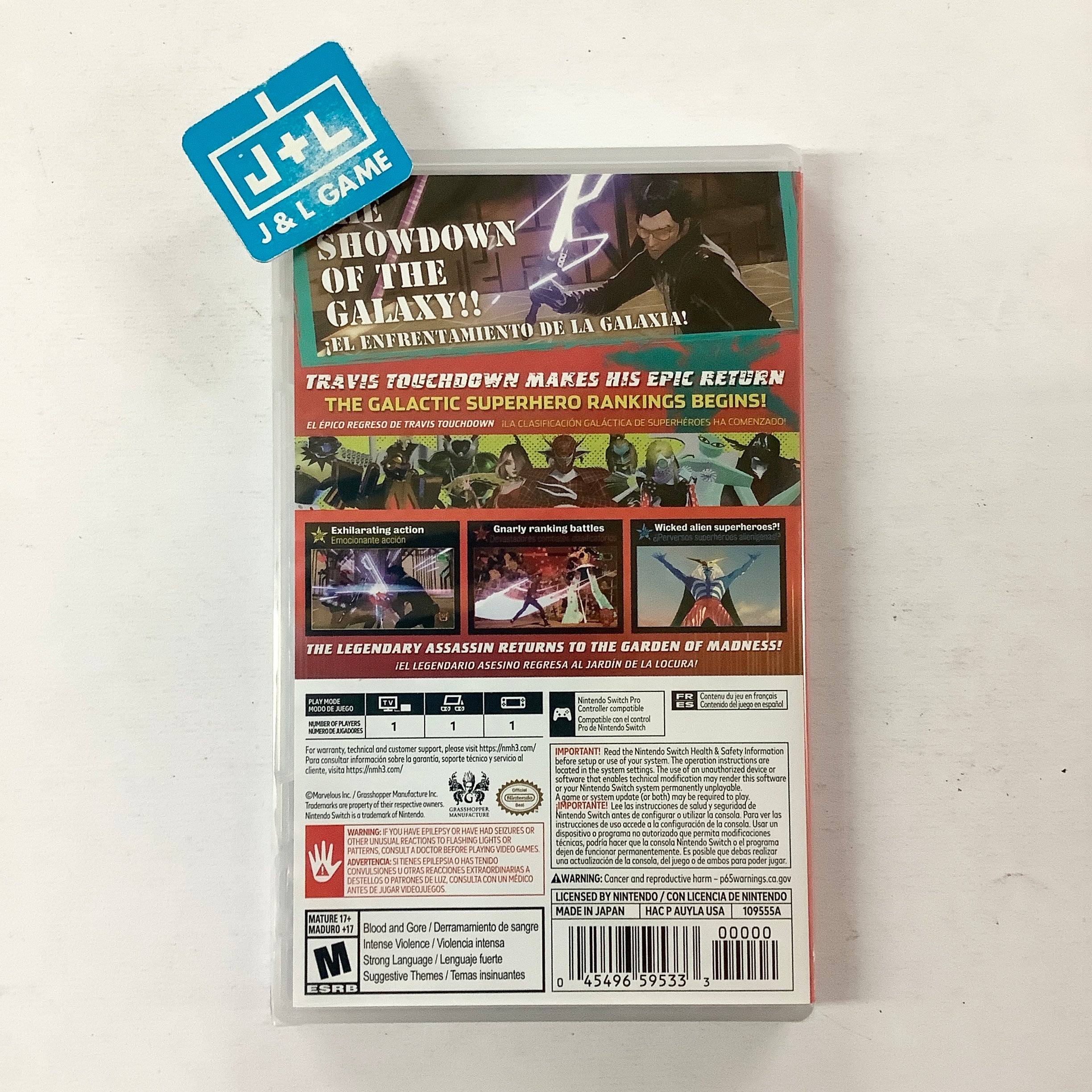 No More Heroes 3 - (NSW) Nintendo Switch Video Games Grasshopper Manufacture   
