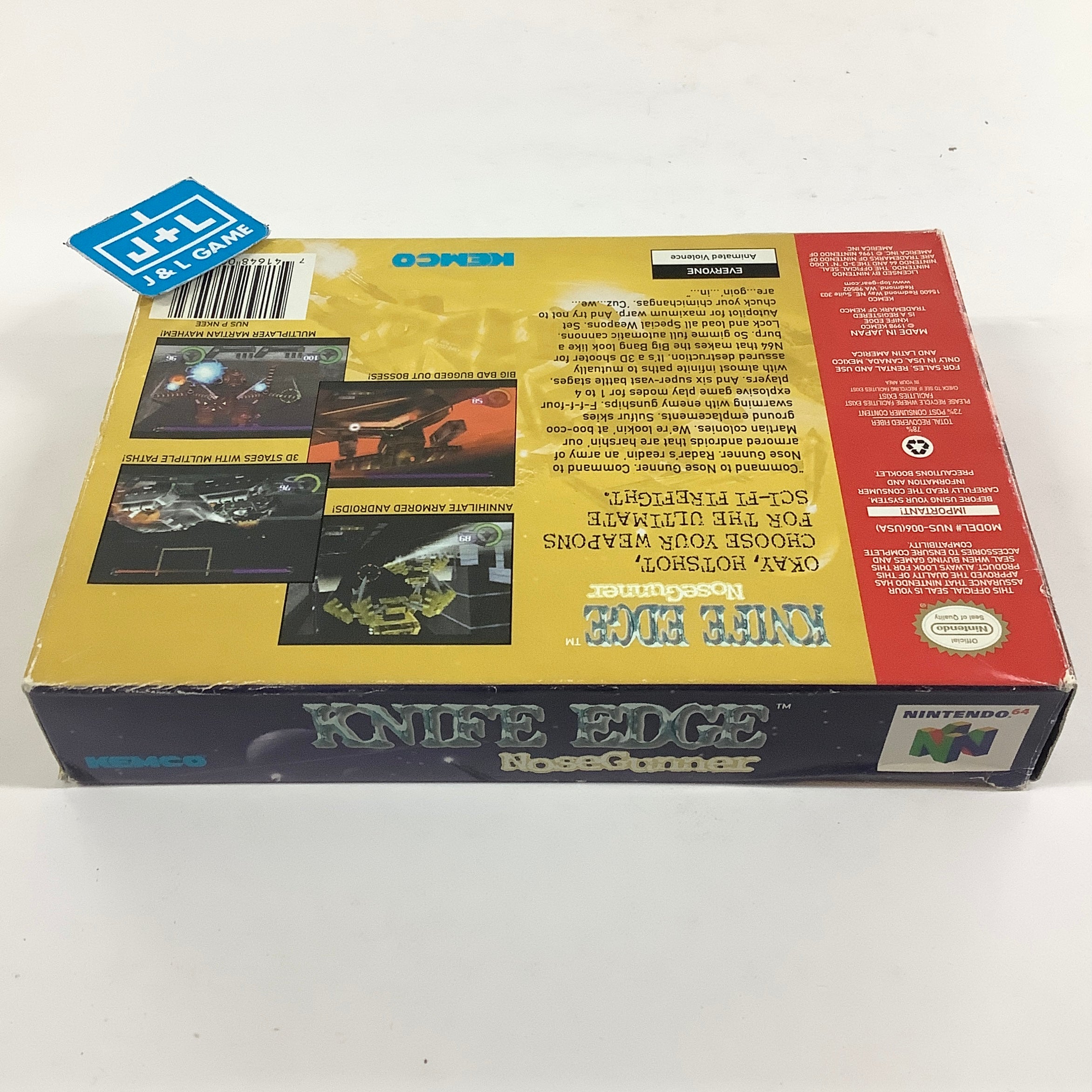 Knife Edge: NoseGunner - (N64) Nintendo 64 [Pre-Owned]