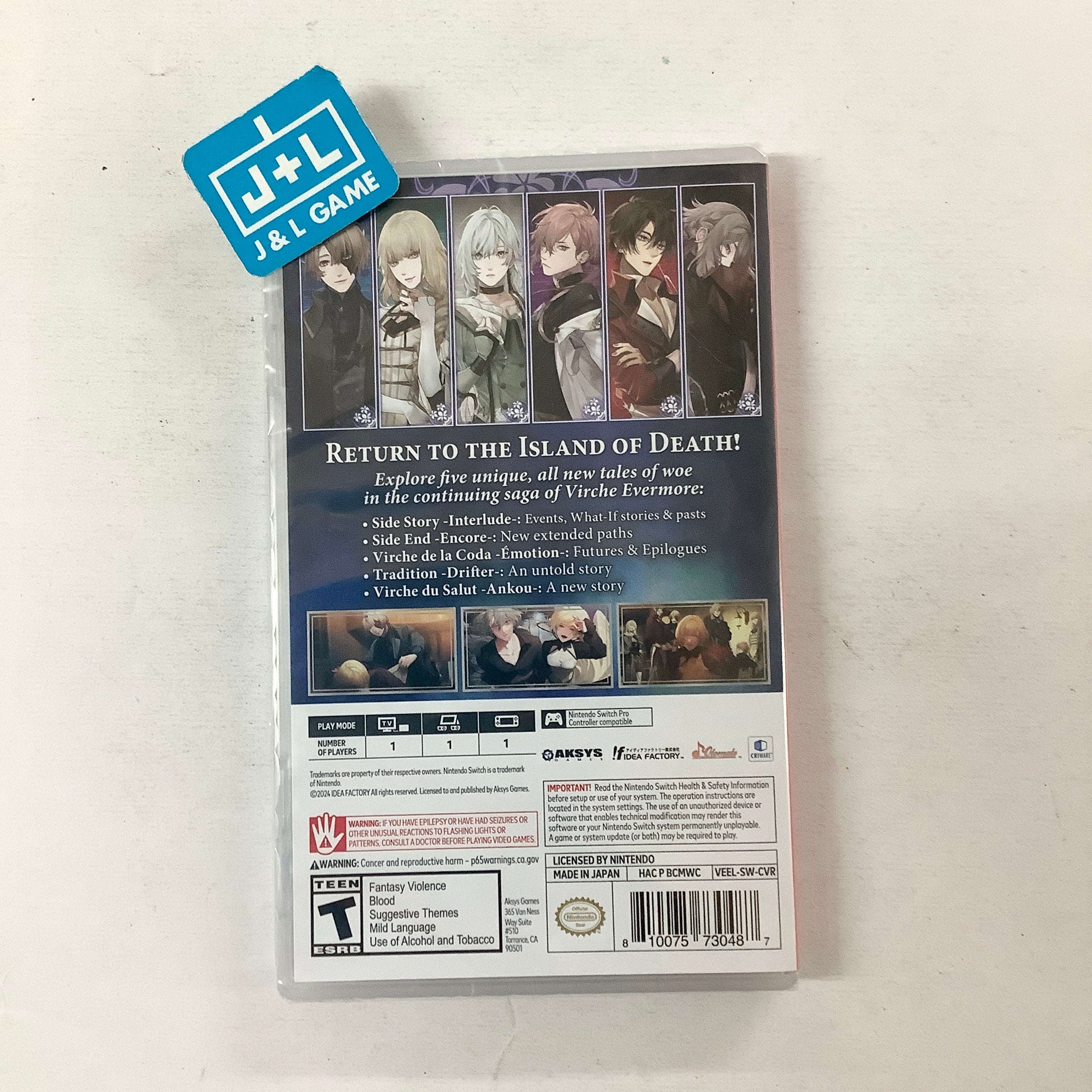 Virche Evermore -EpiC: Lycoris- - (NSW) Nintendo Switch | J&L Game