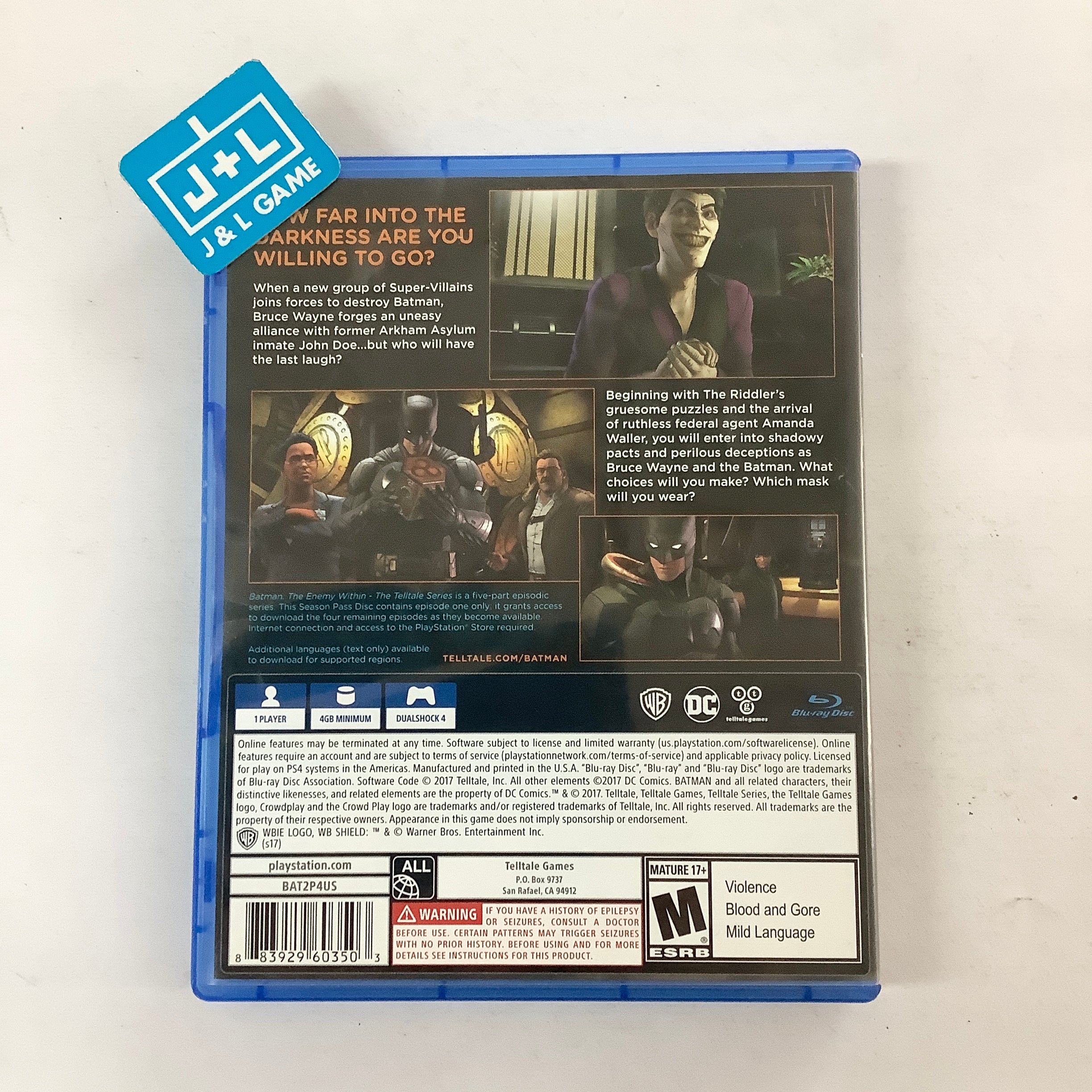Batman: The Enemy Within - The Telltale Series - (PS4) PlayStation