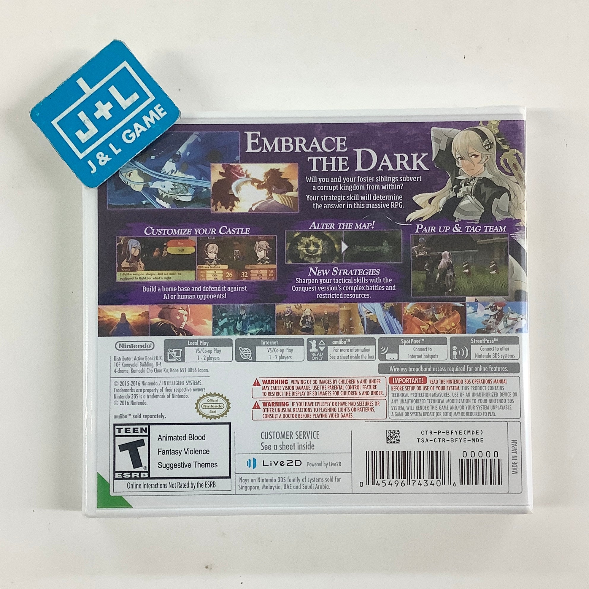 Fire Emblem Fates: Conquest (World Edition) - Nintendo 3DS