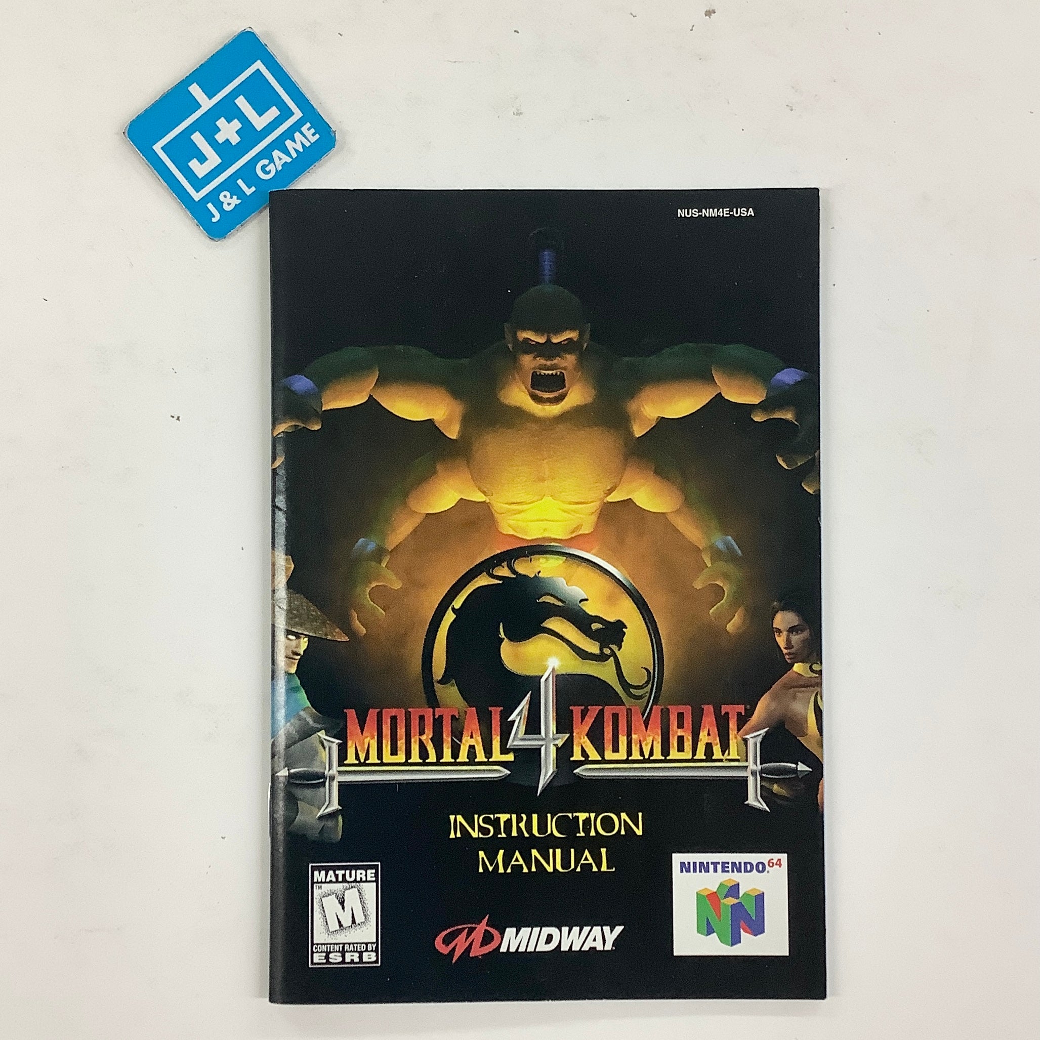 Mortal Kombat 4 - (N64) Nintendo 64 [Pre-Owned] Video Games Midway