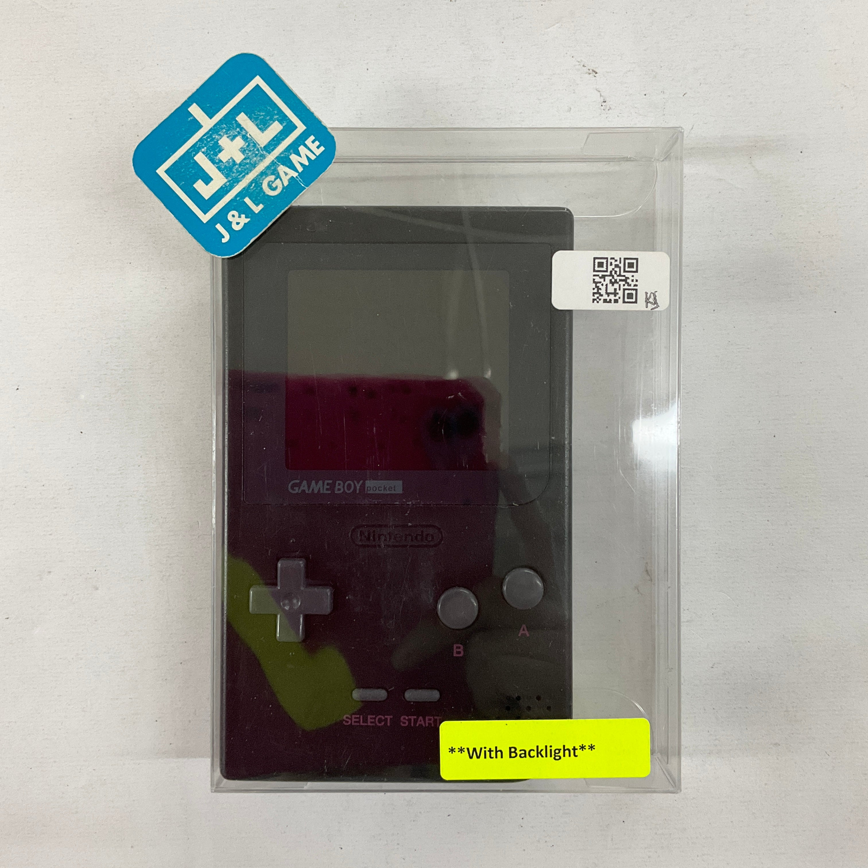 Nintendo Game Boy Pocket (Black with backlight)- (GBP) Game Boy Pocket [Pre-Owned] Consoles Nintendo   