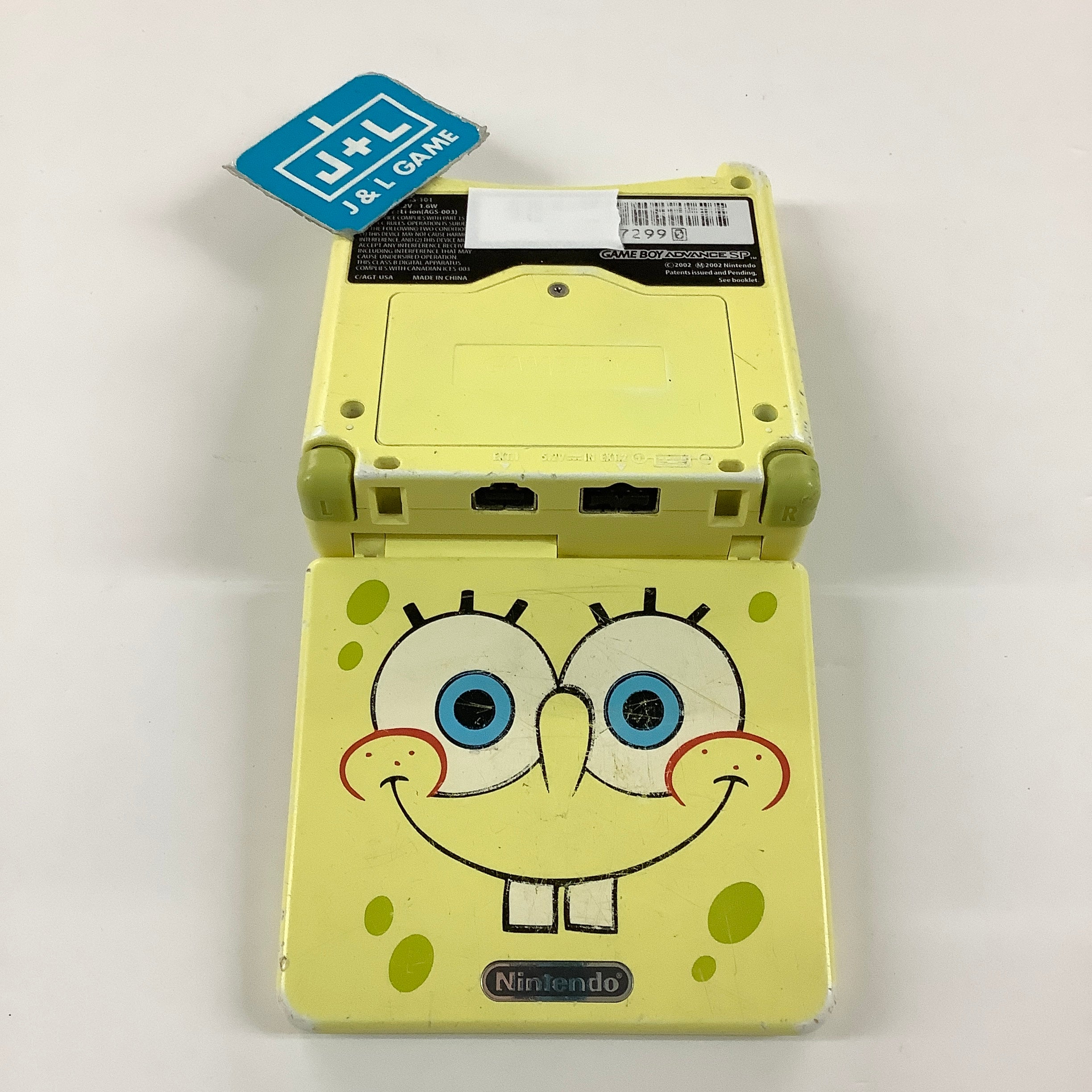 Nintendo Game Boy Advance SP Console AGS - 101 (SpongeBob SquarePants) - (GBA) Game Boy Advance SP [Pre-Owned] Consoles Nintendo