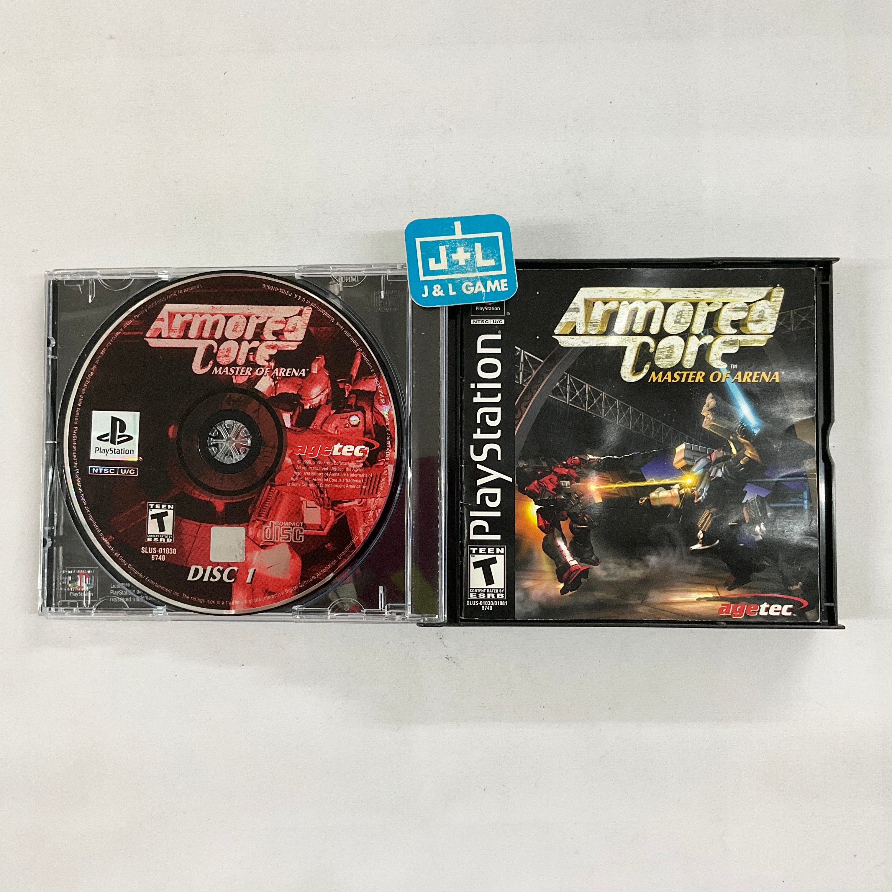 Armored Core: Master of Arena - (PS1) Playstation 1 [Pre-Owned] Video Games Agetec   