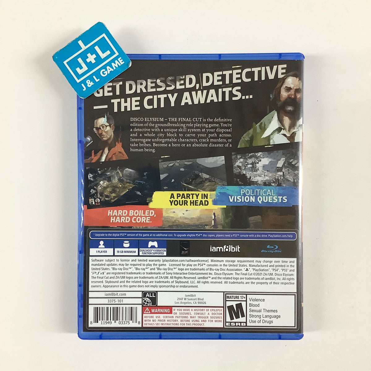 Disco Elysium: The Final Cut - (PS4) PlayStation 4 [Pre-Owned] Video Games iam8bit